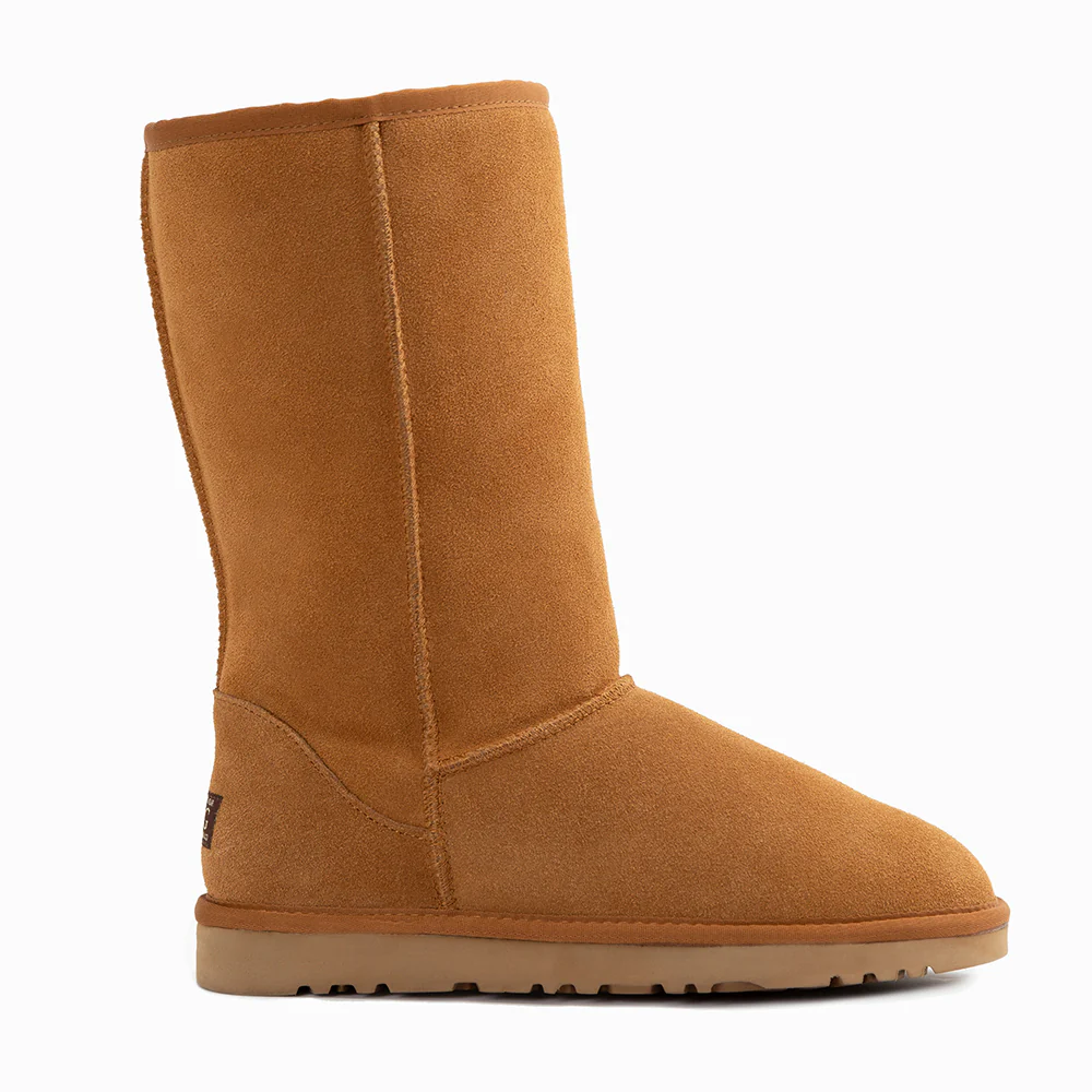 Ugg Boots autentico australiano pelle di pecora unisex lungo classico scamosciato (unisex mucca scamosciata)