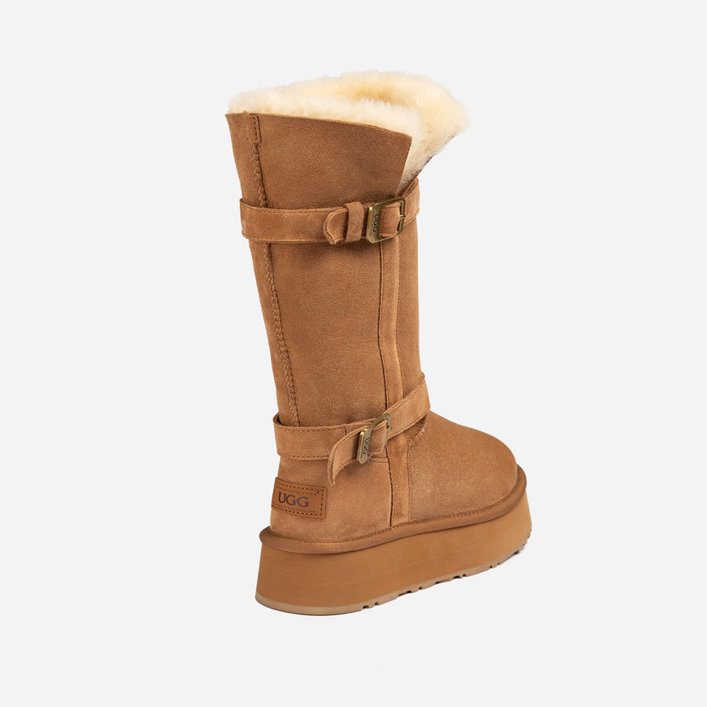 Ugg klasi?ne duge ?izme s kop?om na platformu (4,5 cm) (vodootporne)