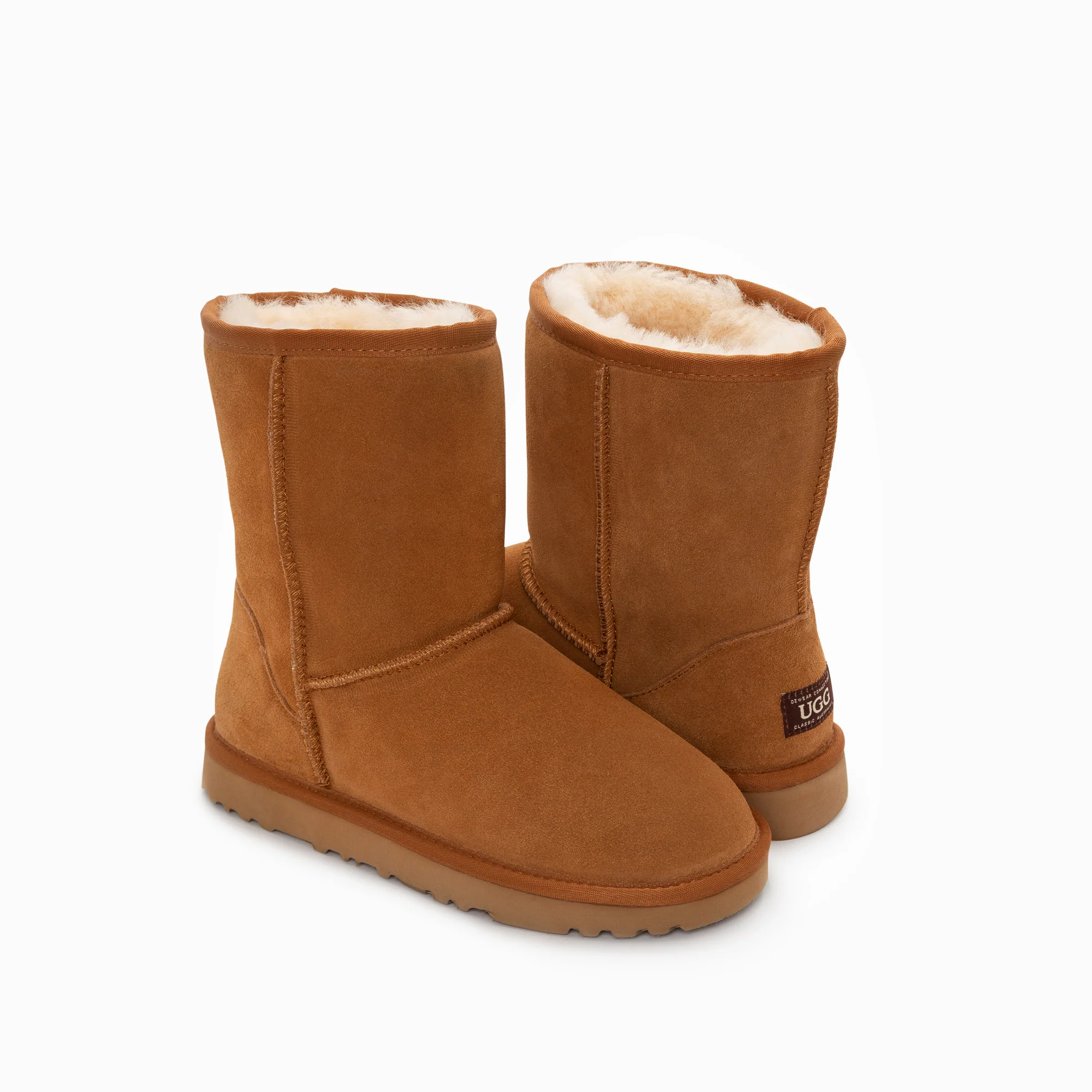 Originalne australske Ugg ?izme od ov?je ko?e Unisex kratke klasi?ne ?izme od bru?ene ko?e (uniseks kravlja antilop ?izme)