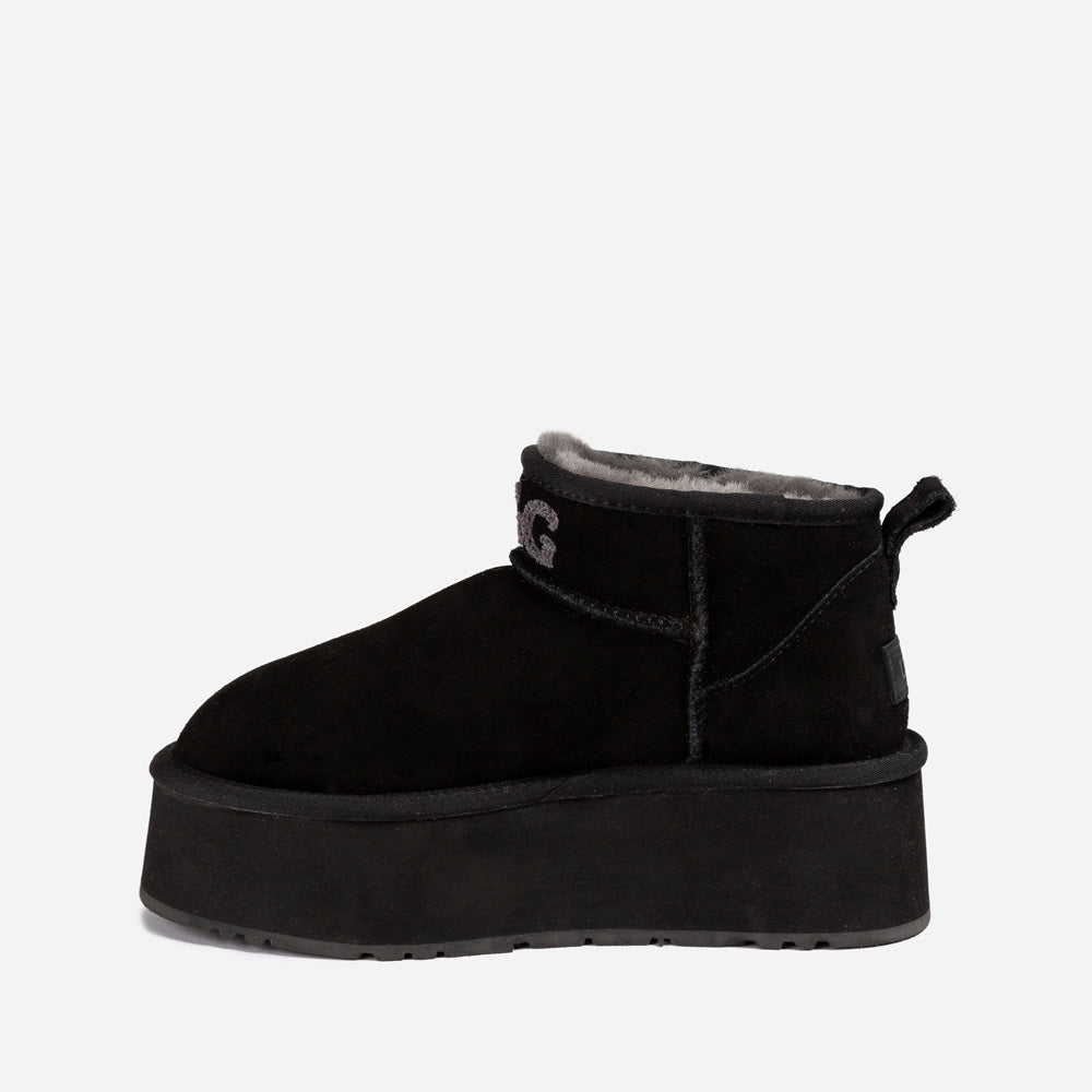 Ultra mini ?izme Ugg Classic Platform Knit Logo (vodootporne) (5 cm)