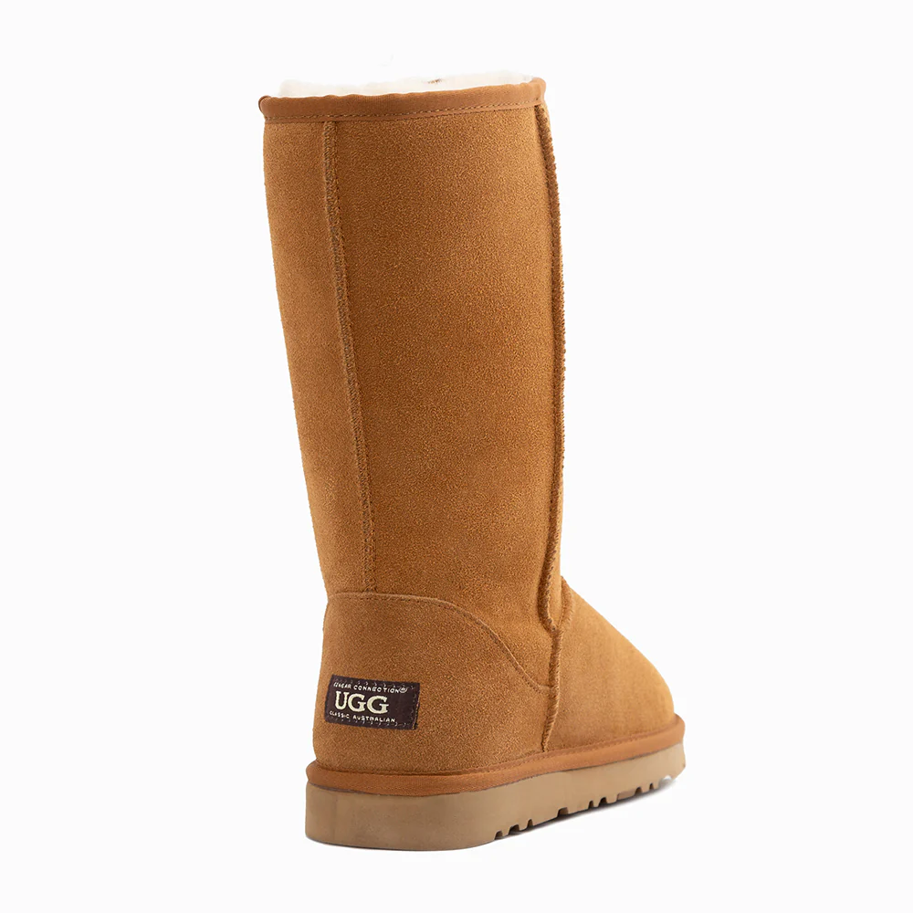 Ugg Boots autentico australiano pelle di pecora unisex lungo classico scamosciato (unisex mucca scamosciata)