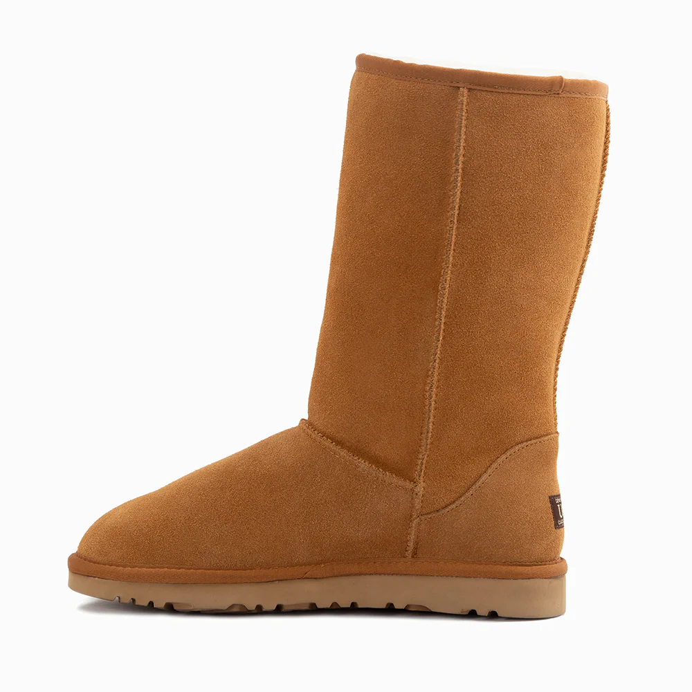 Ugg Boots autentico australiano pelle di pecora unisex lungo classico scamosciato (unisex mucca scamosciata)