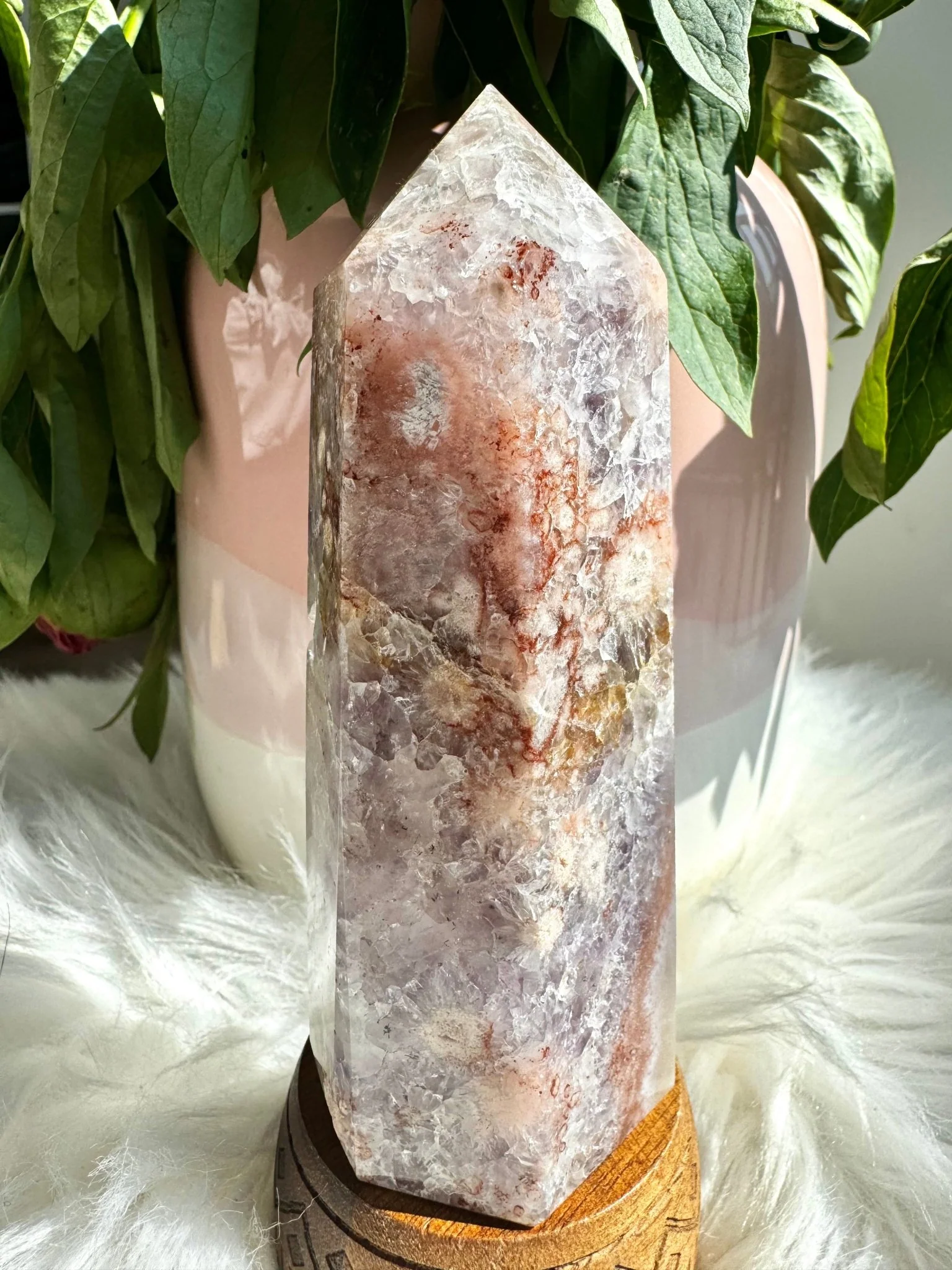 A+ Quality Pink Amethyst Tower  | 341g