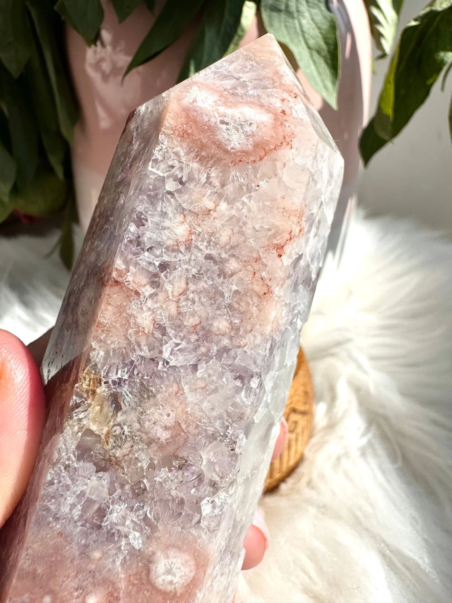 A+ Quality Pink Amethyst Tower  | 341g