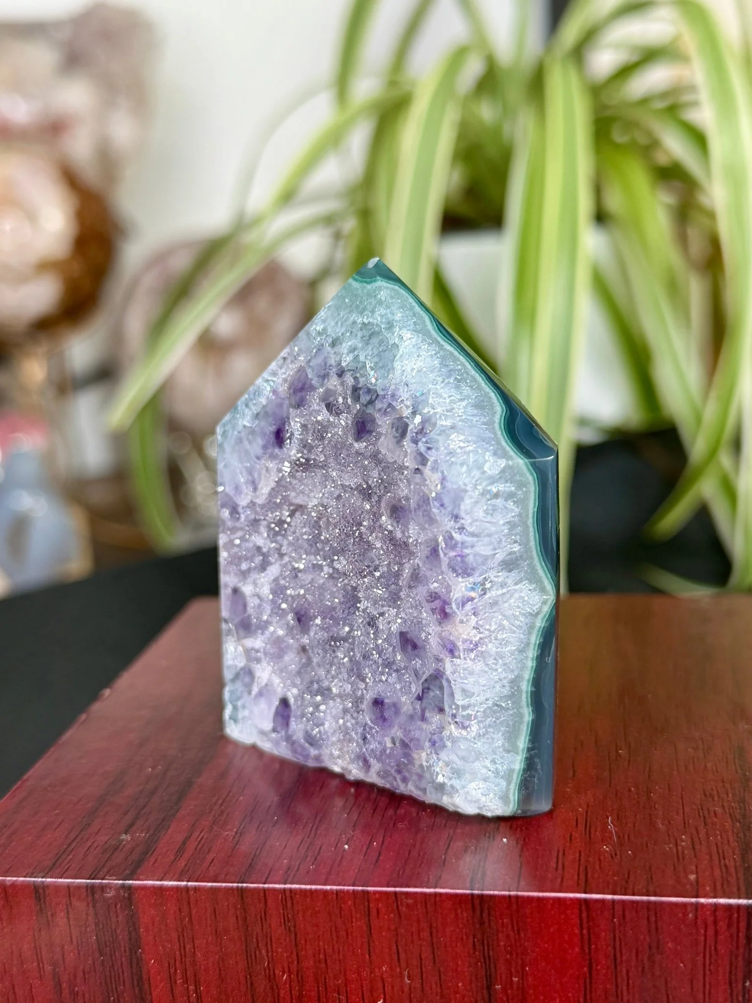 Mini Sugar Amethyst Tower  | 114g