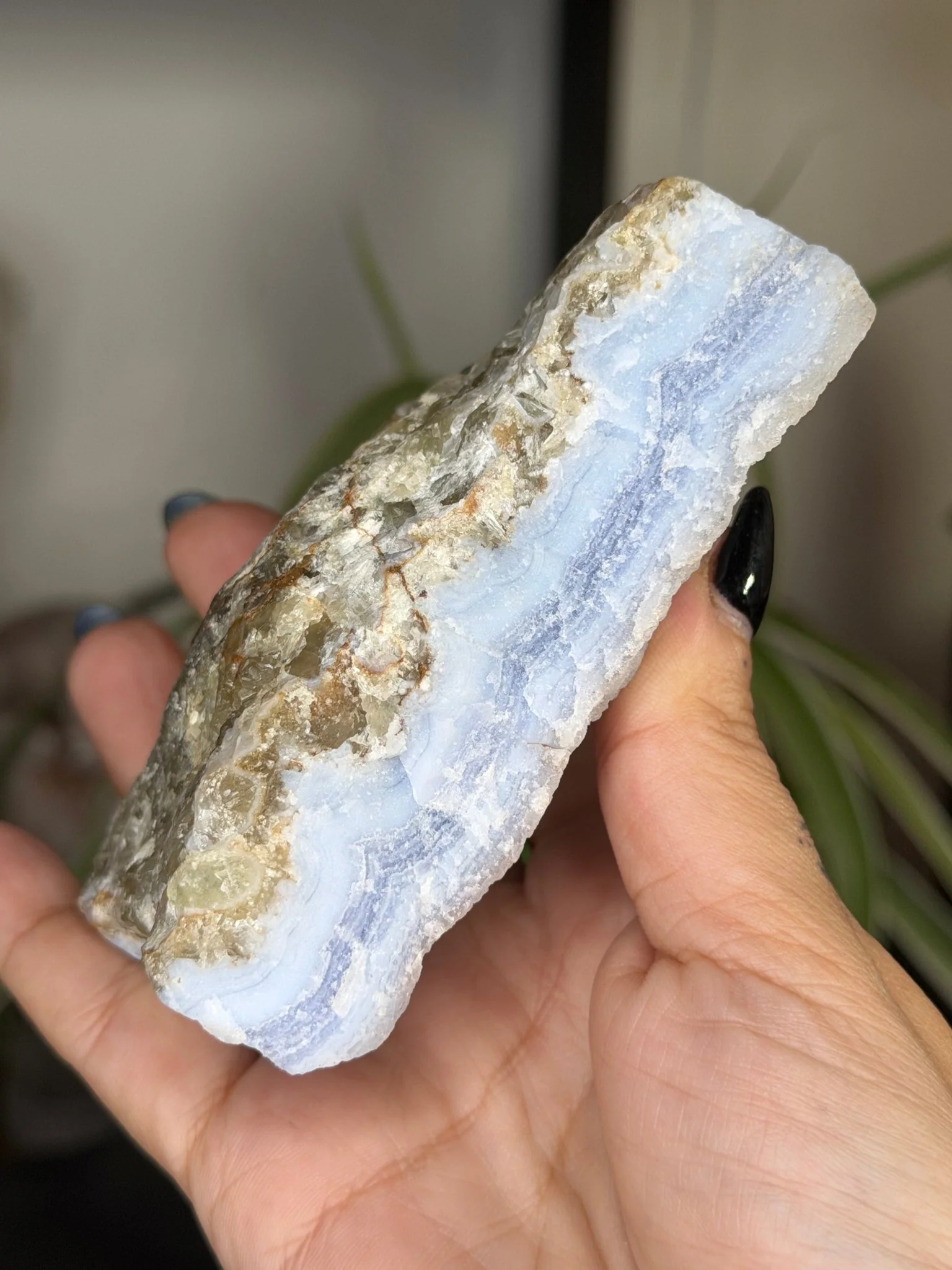 Blue Lace Specimen with Mica | 361g