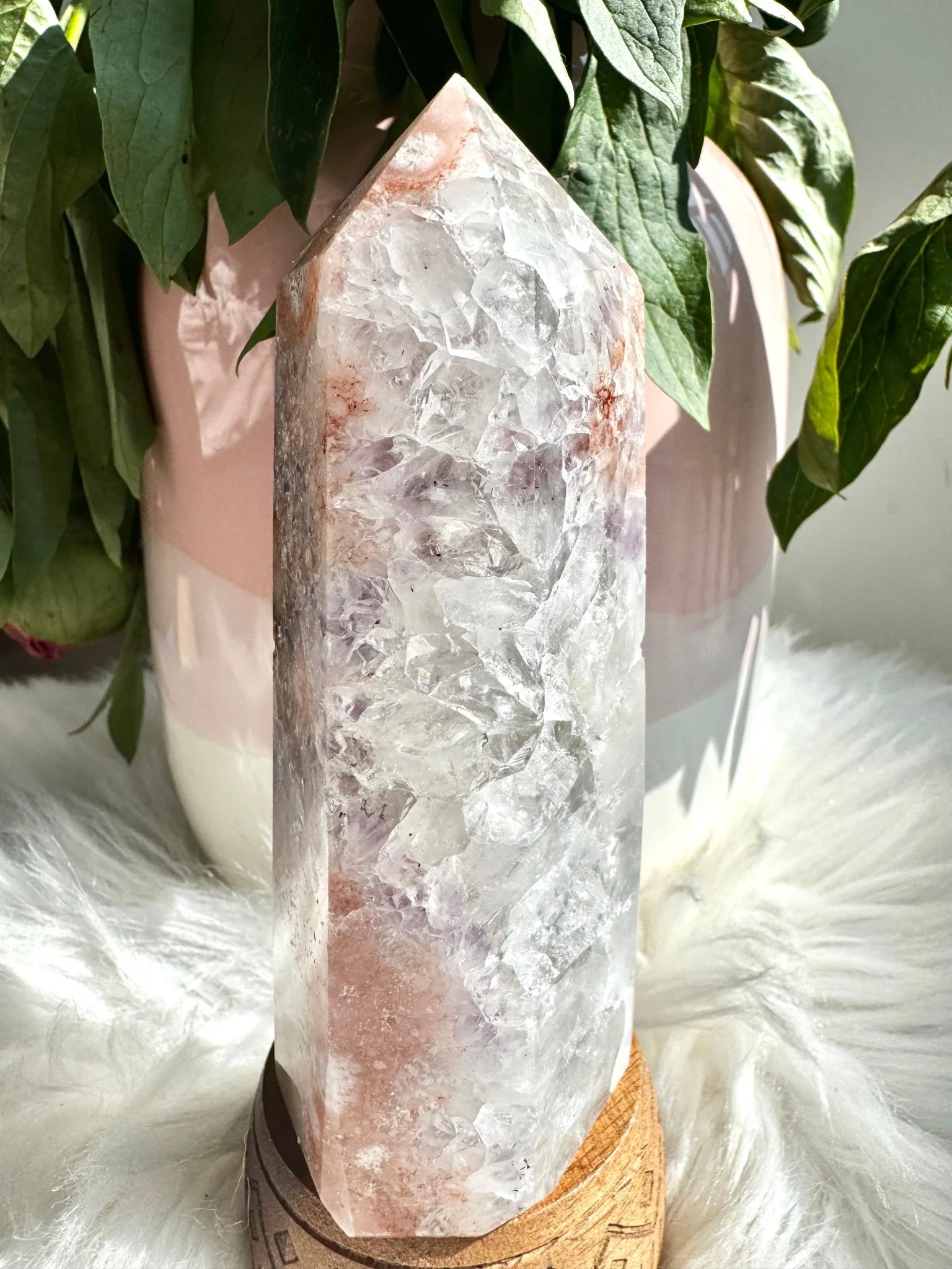 A+ Quality Pink Amethyst Tower  | 341g