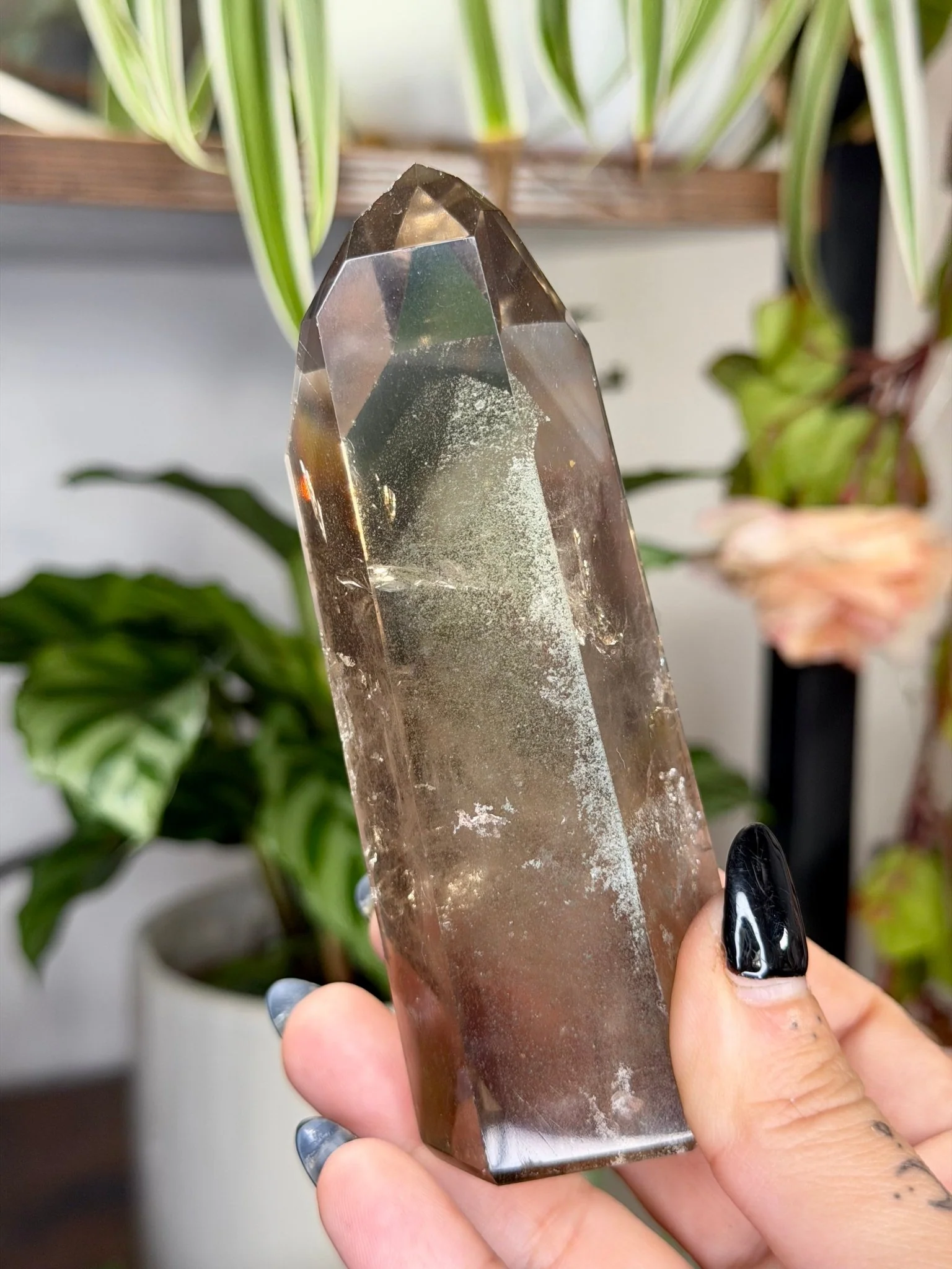 High Quality Natural Brazilian Honey Citrine with Phanthon | 211g