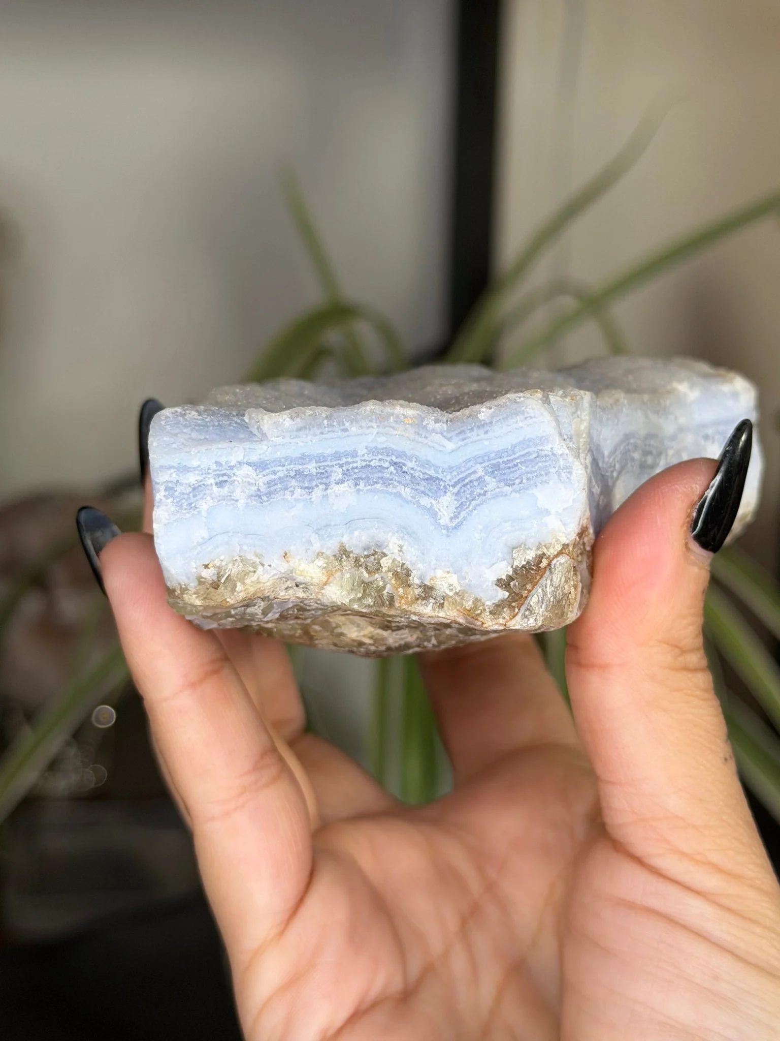 Blue Lace Specimen with Mica | 361g