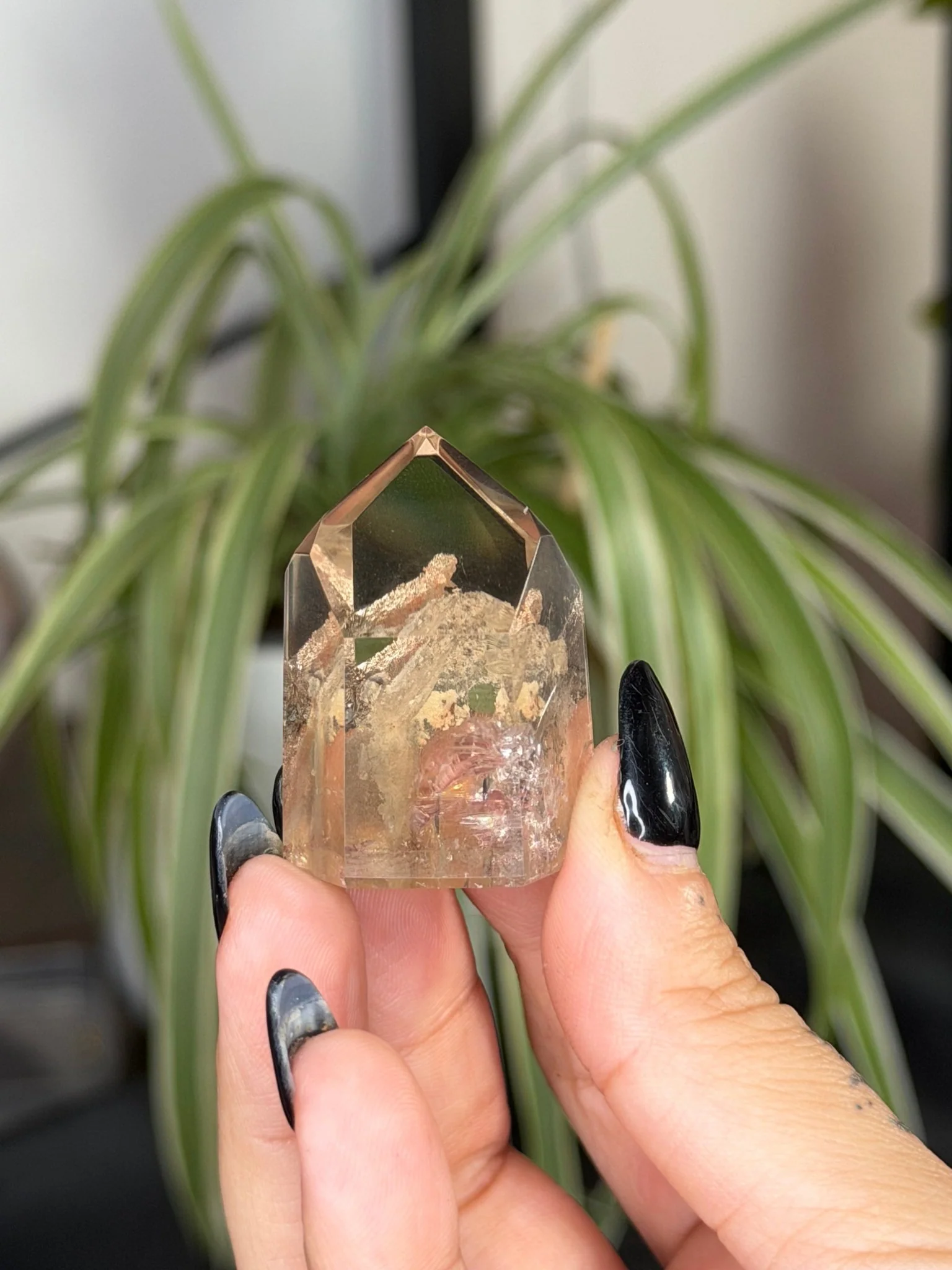 Mini Natural Brazilian Champagne Citrine Tower | 29g