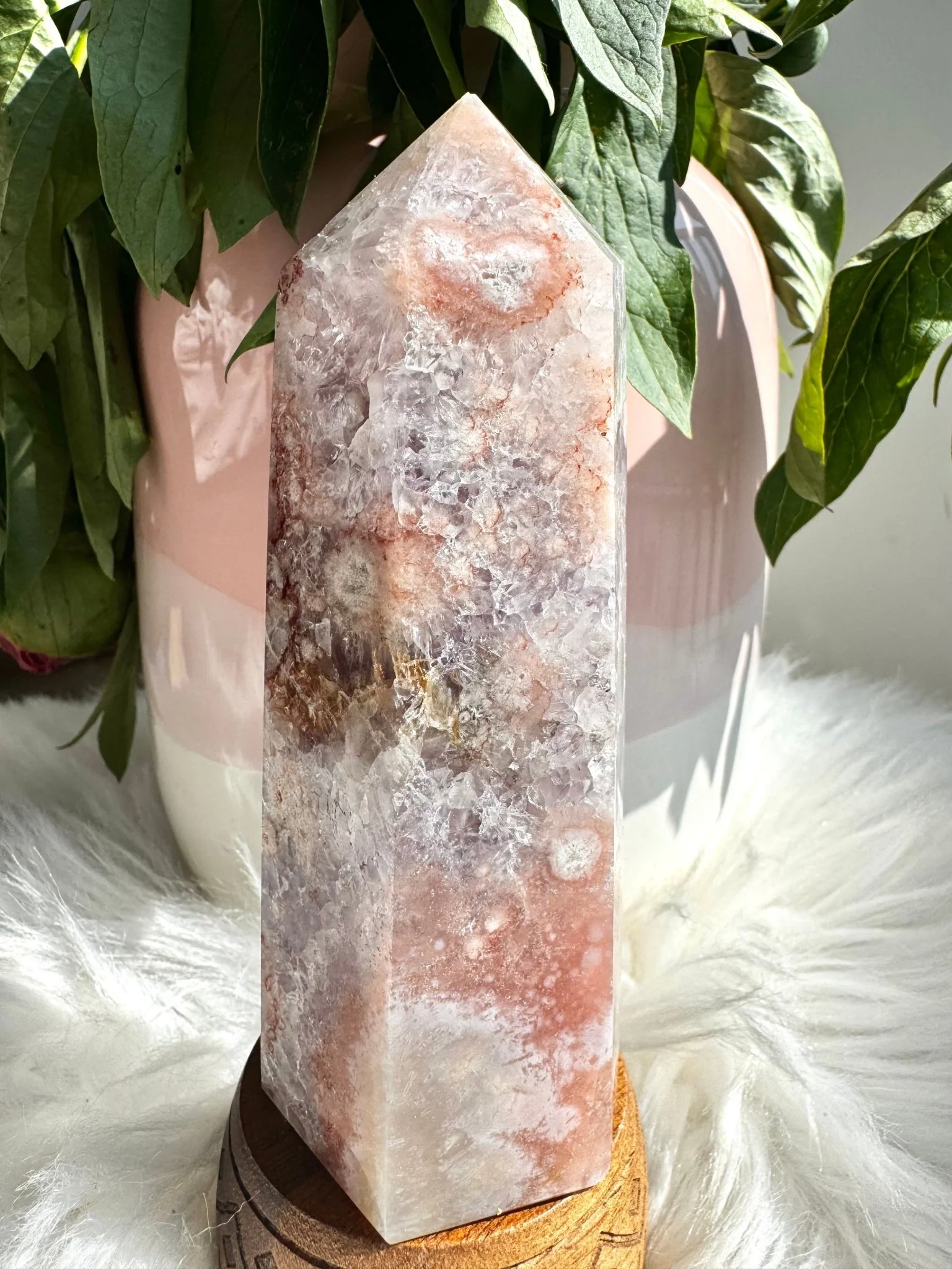 A+ Quality Pink Amethyst Tower  | 341g