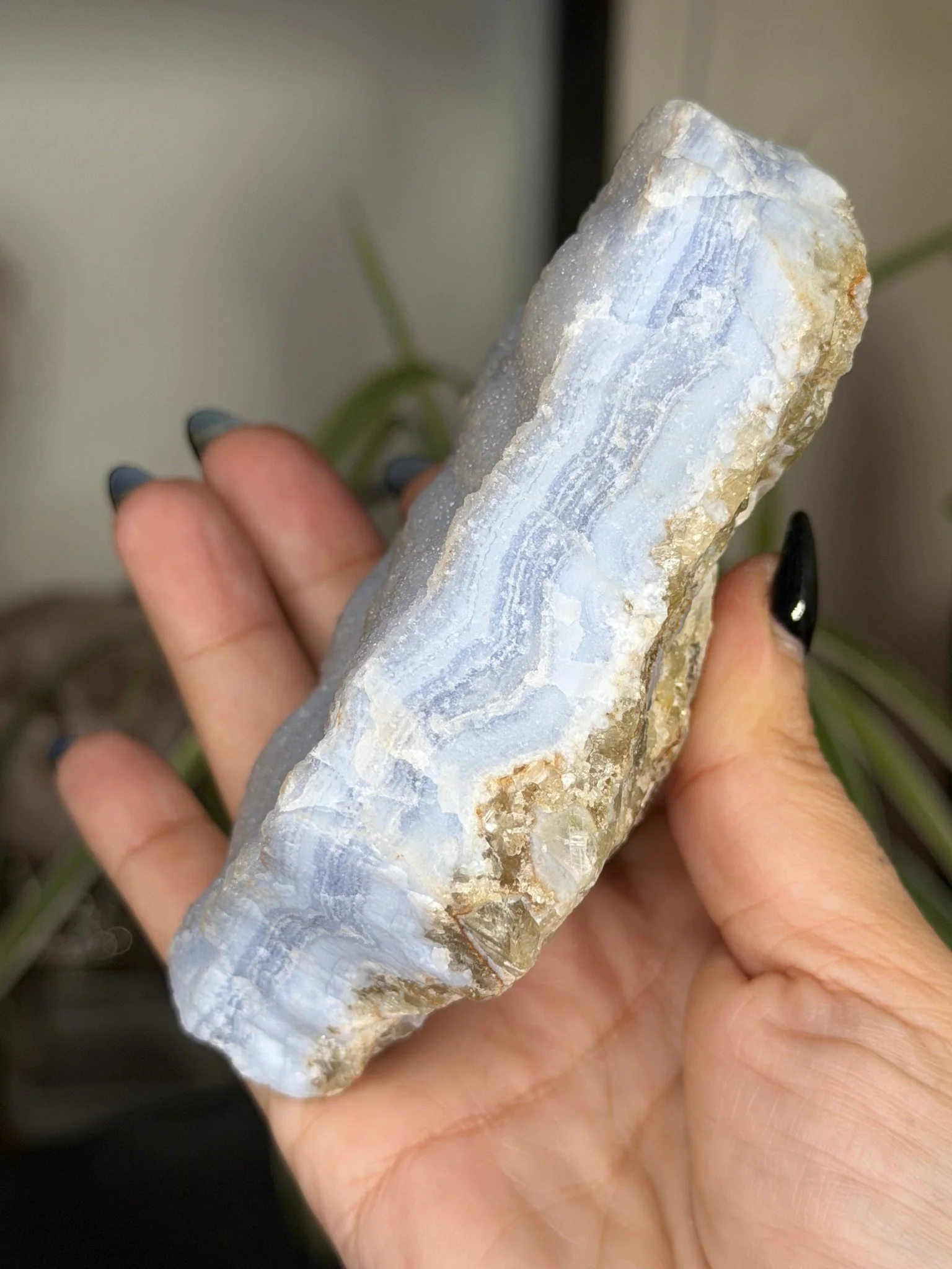 Blue Lace Specimen with Mica | 361g