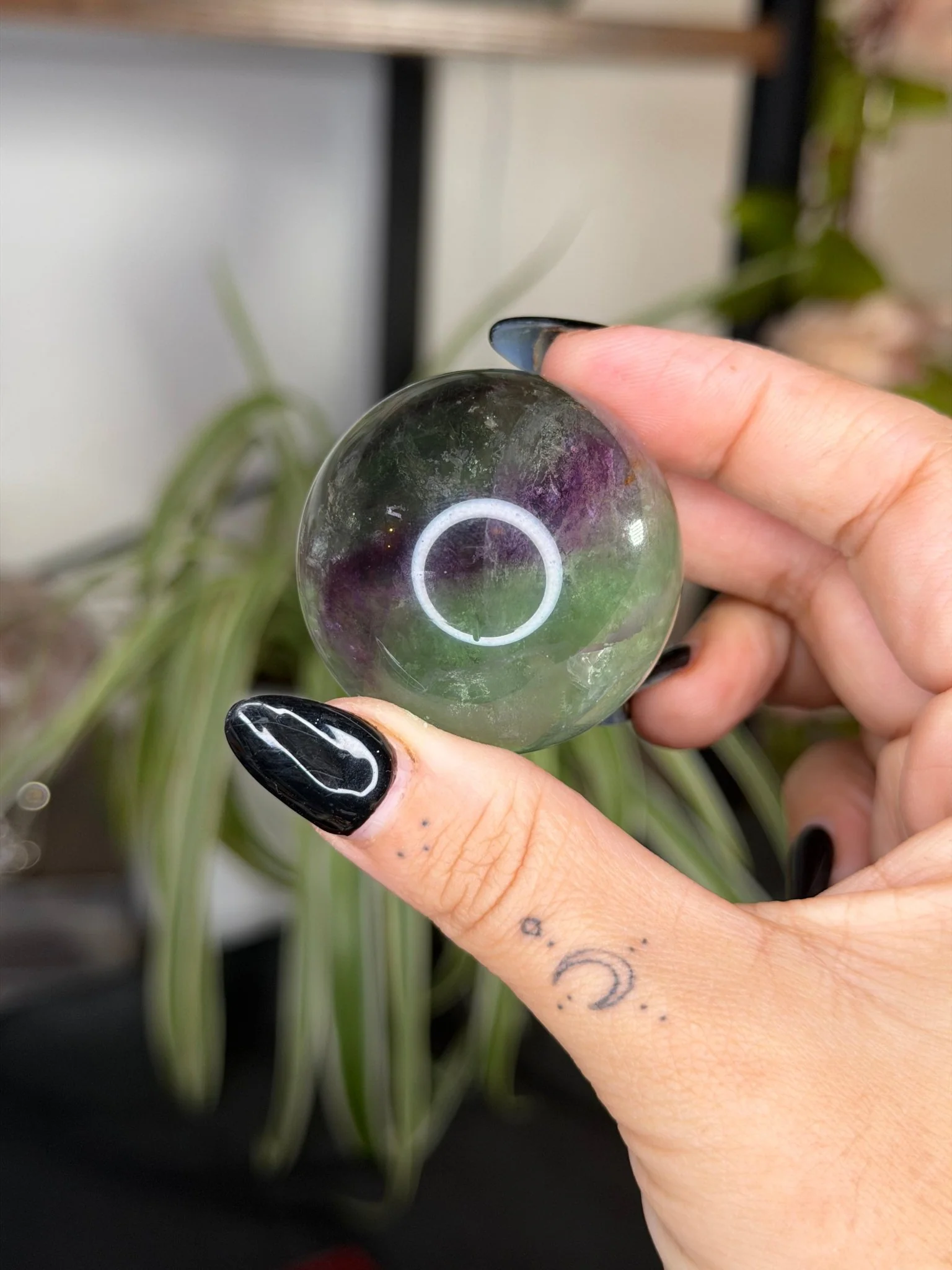 Rainbow Fluorite Sphere | 99g