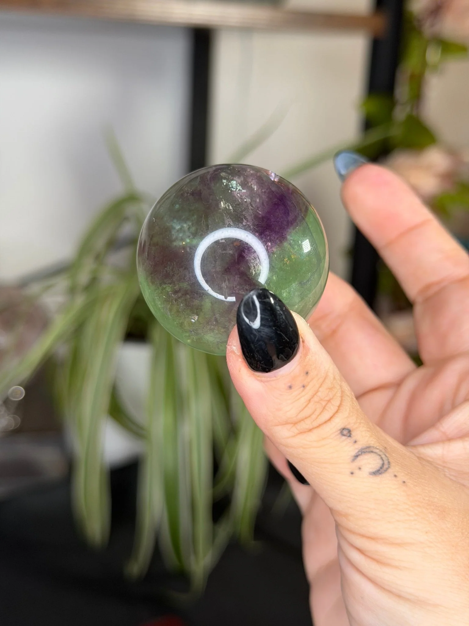 Rainbow Fluorite Sphere | 99g