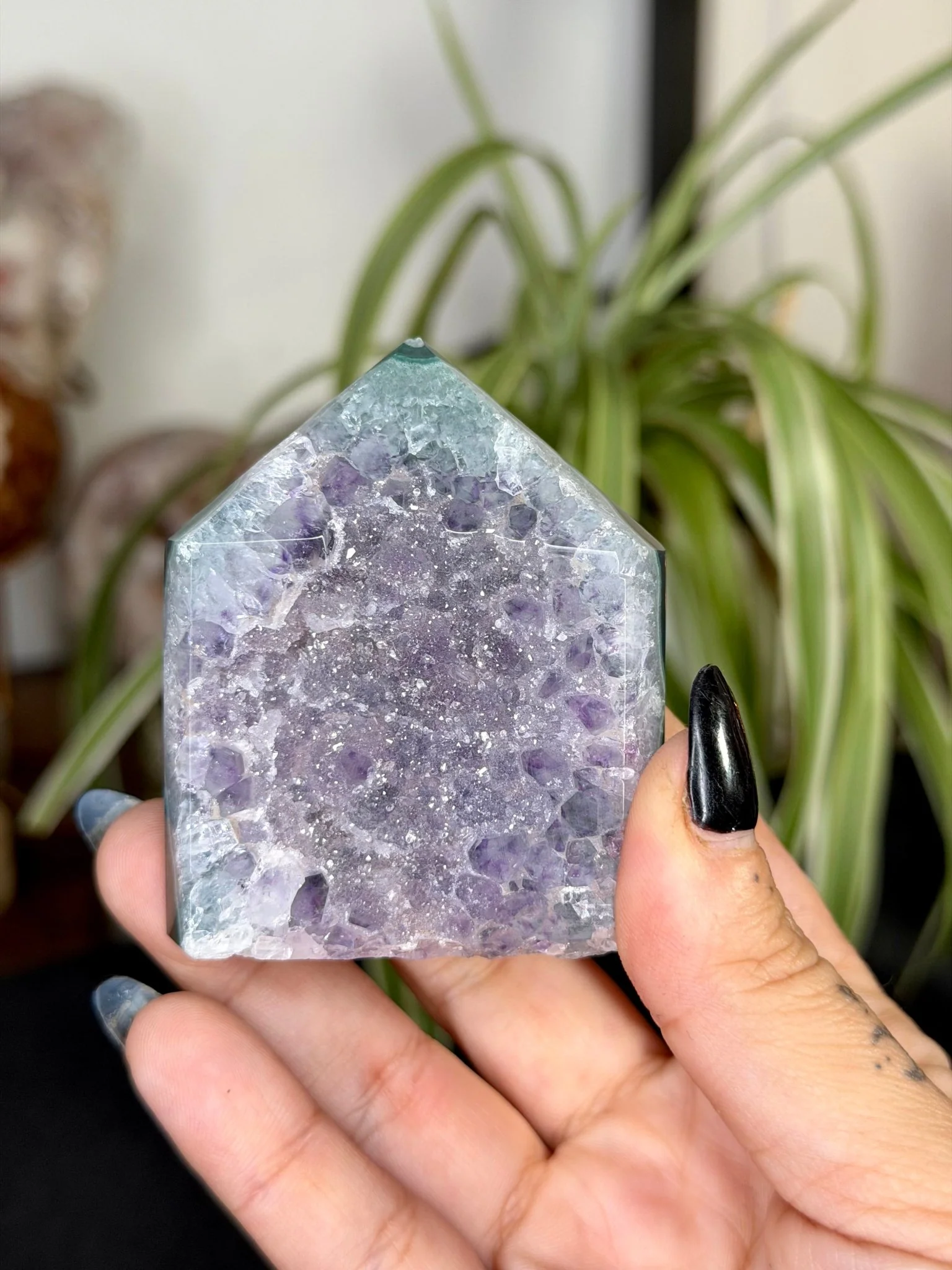 Mini Sugar Amethyst Tower  | 114g