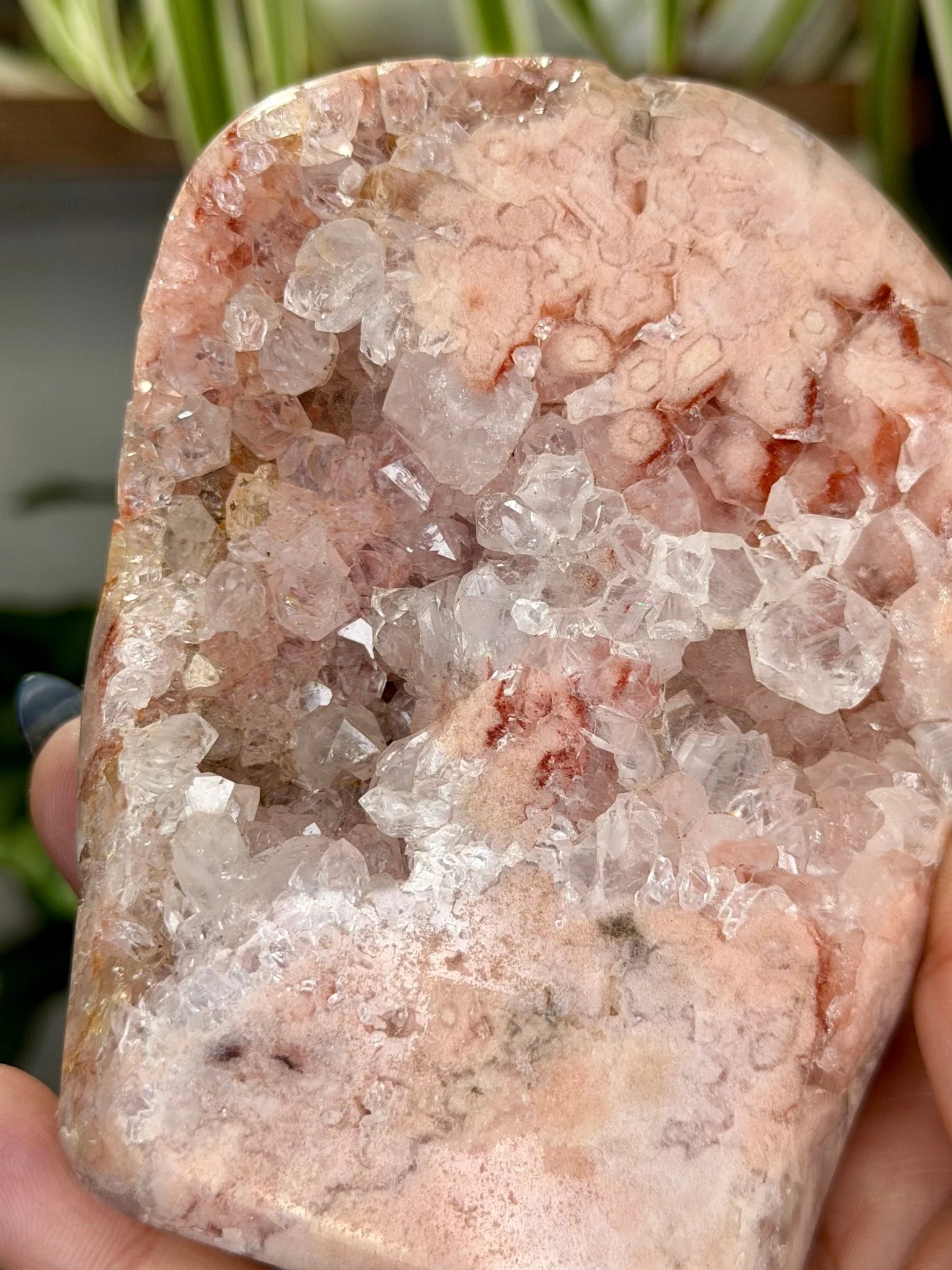 Pink Amethyst Free Form on Stand | 465g