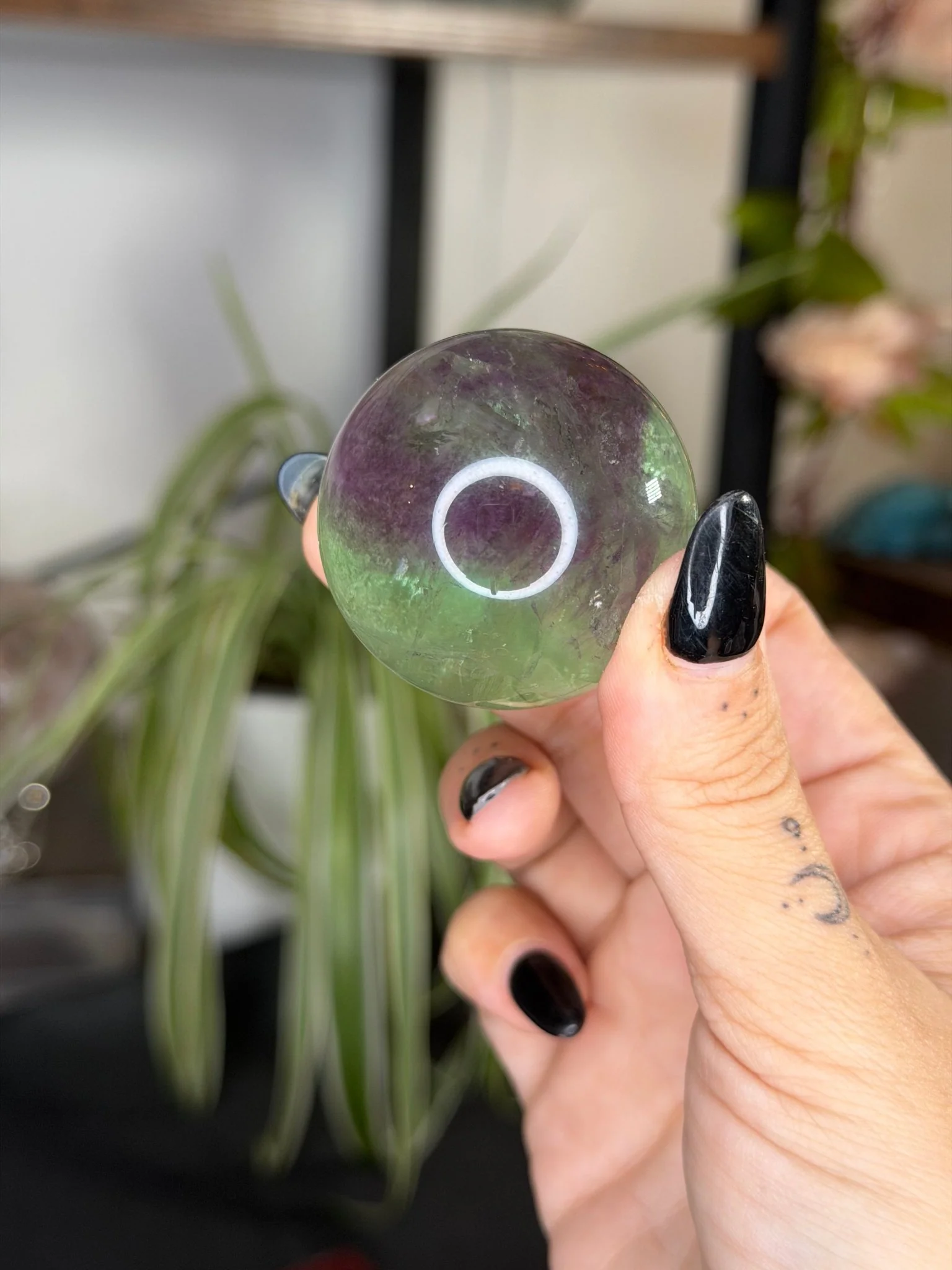 Rainbow Fluorite Sphere | 99g