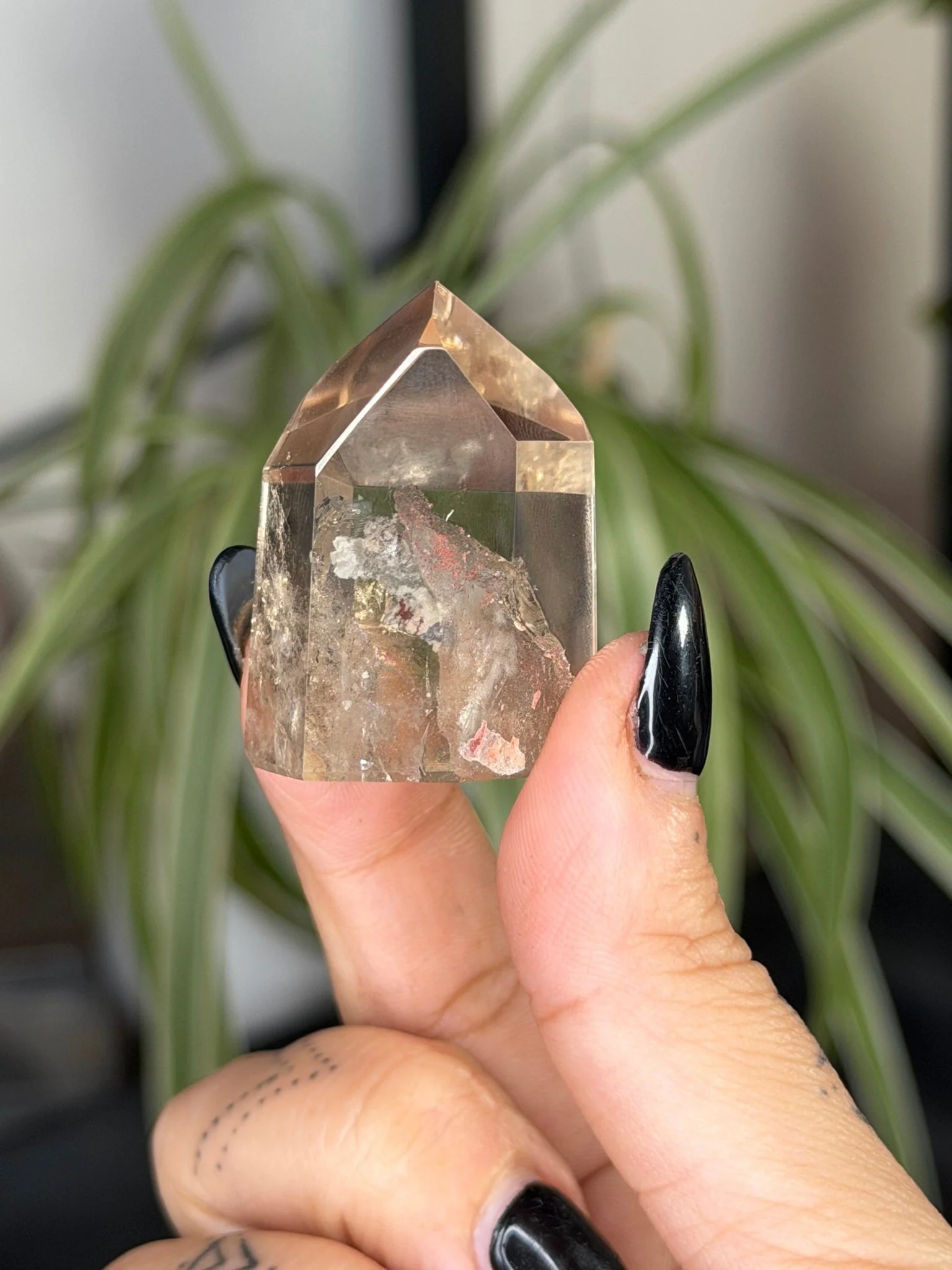 Mini Natural Brazilian Champagne Citrine Tower | 29g