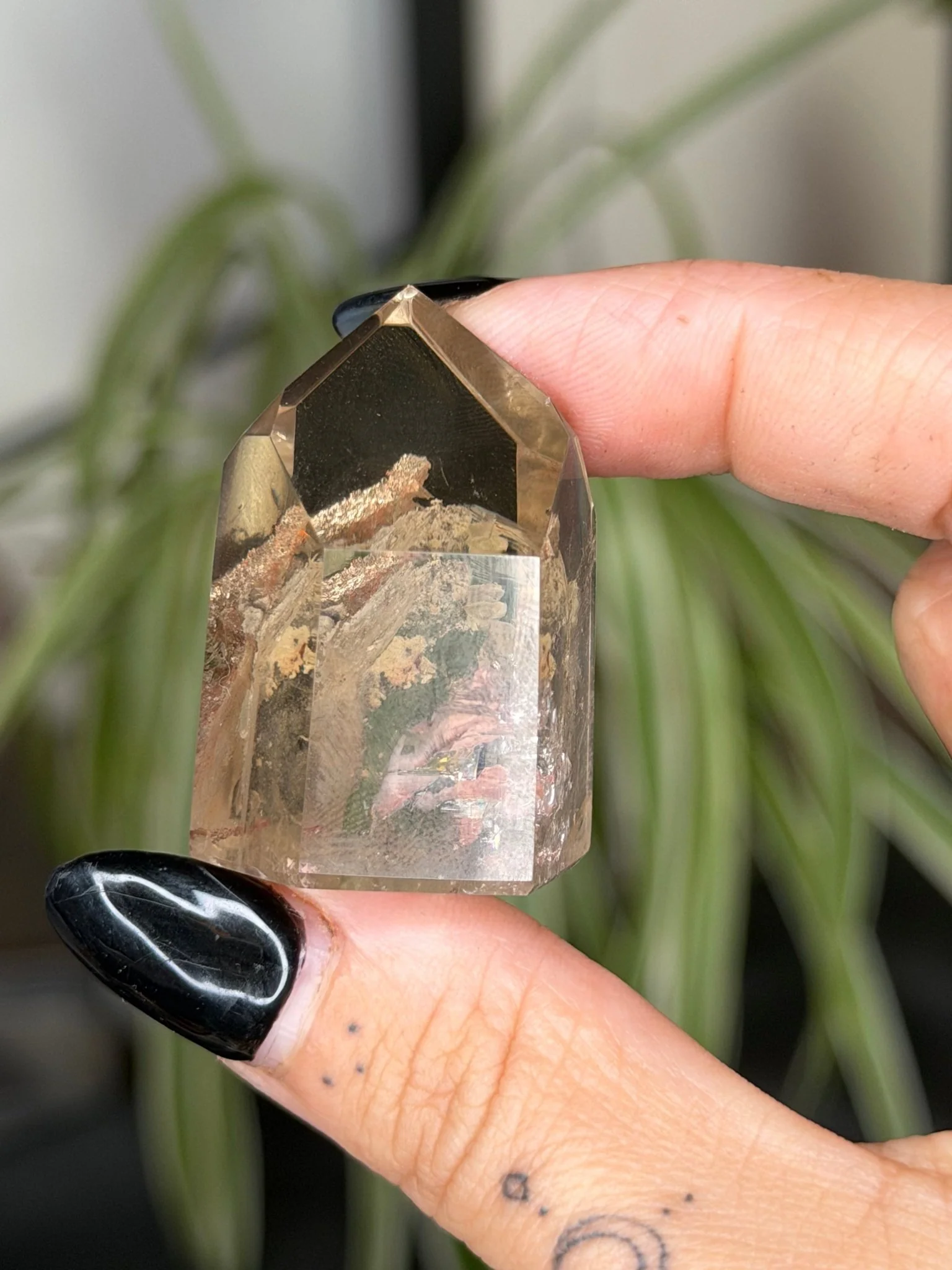 Mini Natural Brazilian Champagne Citrine Tower | 29g