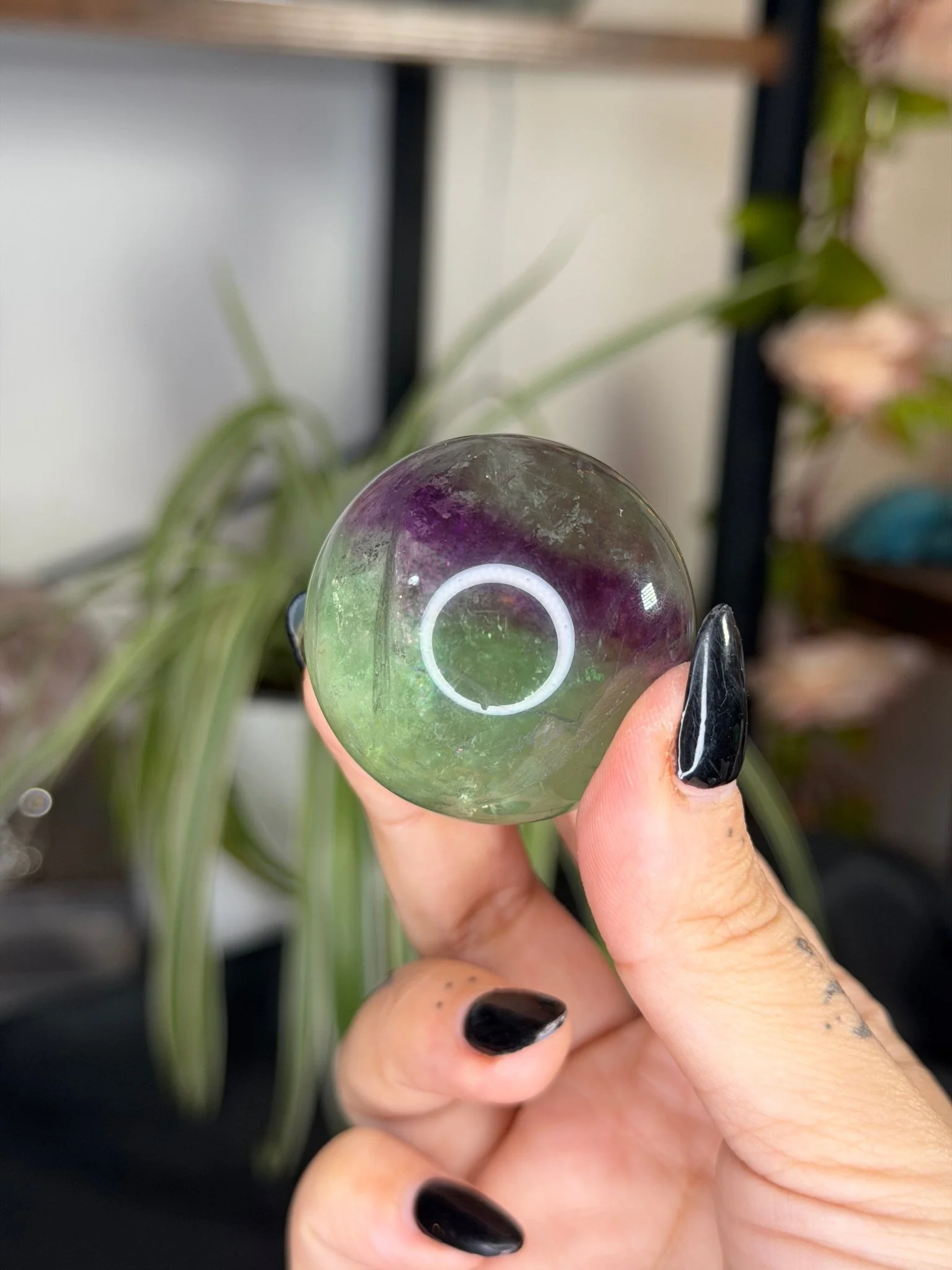 Rainbow Fluorite Sphere | 99g
