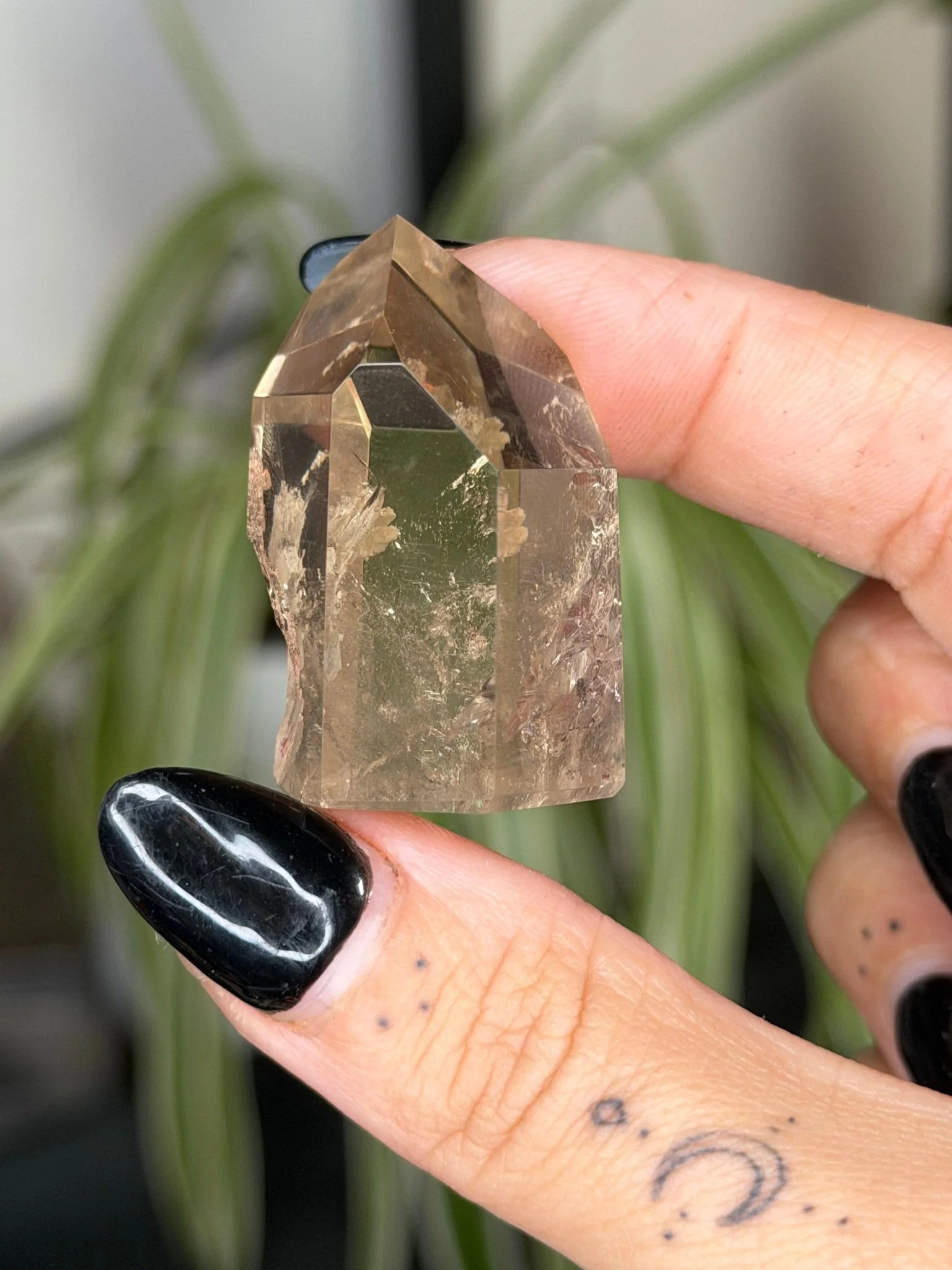 Mini Natural Brazilian Champagne Citrine Tower | 29g