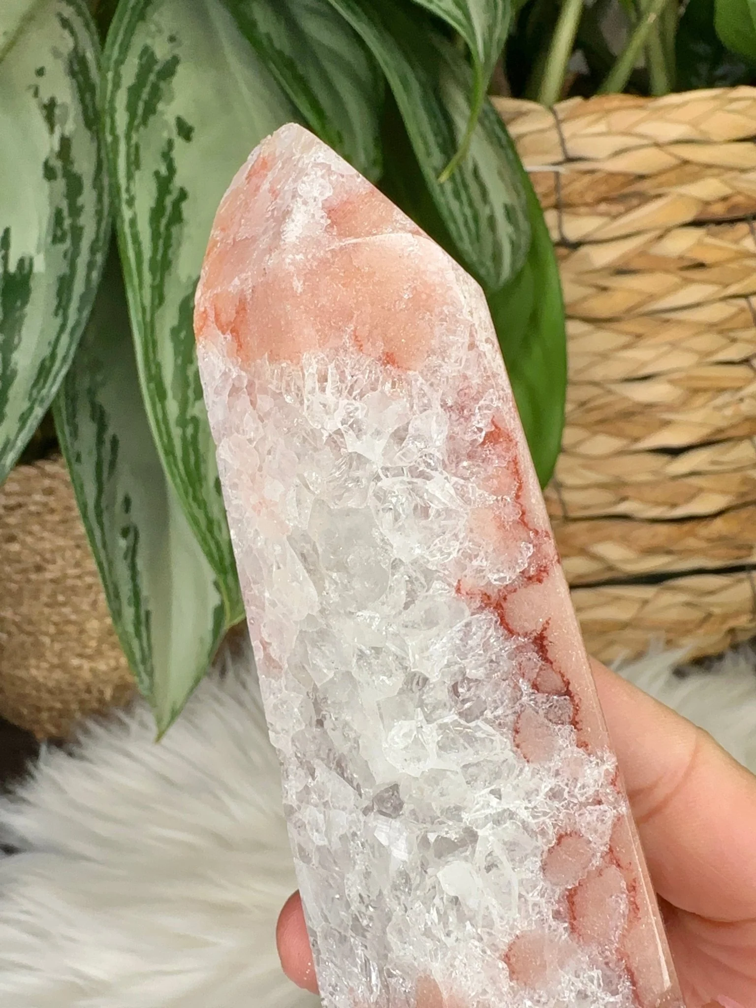 A+ Quality Pink Amethyst Tower |  300g