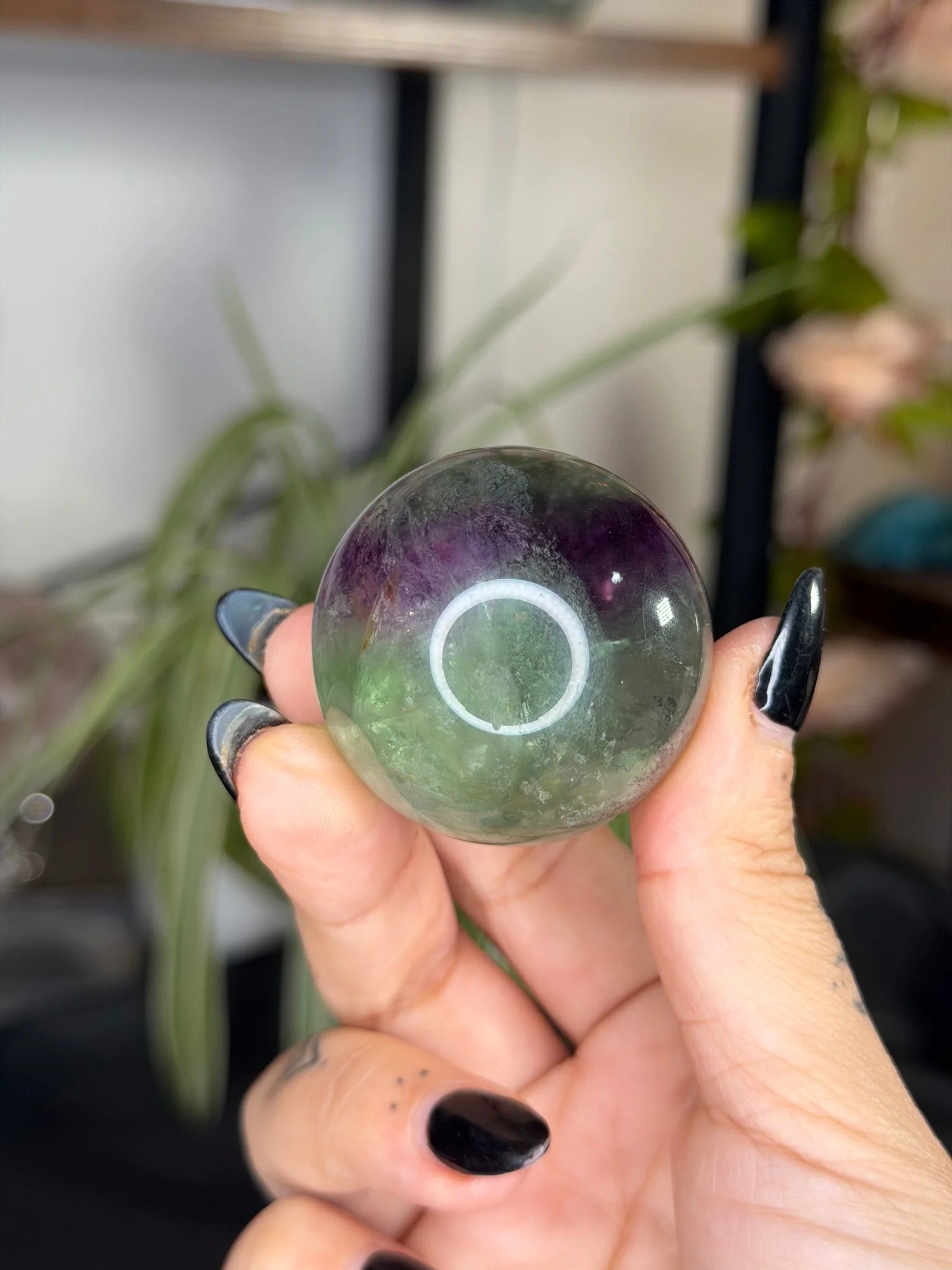 Rainbow Fluorite Sphere | 99g