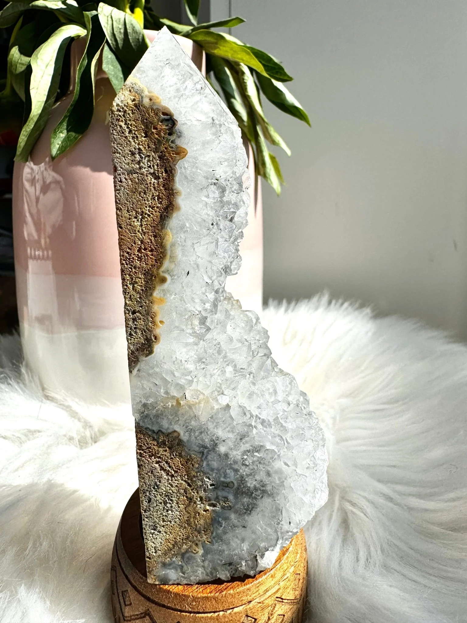 Agate with Quartz Tower | 239g
