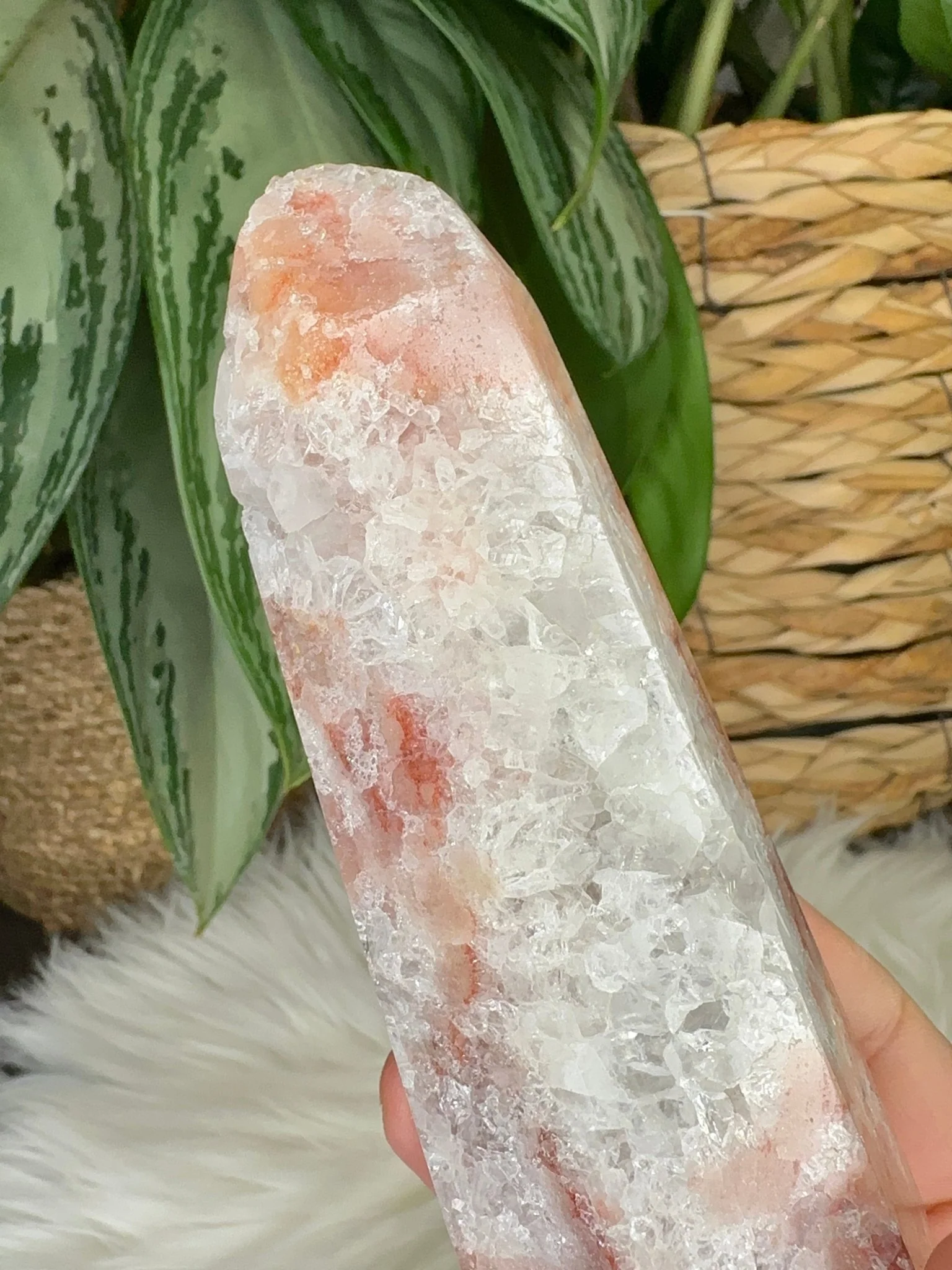 A+ Quality Pink Amethyst Tower |  300g