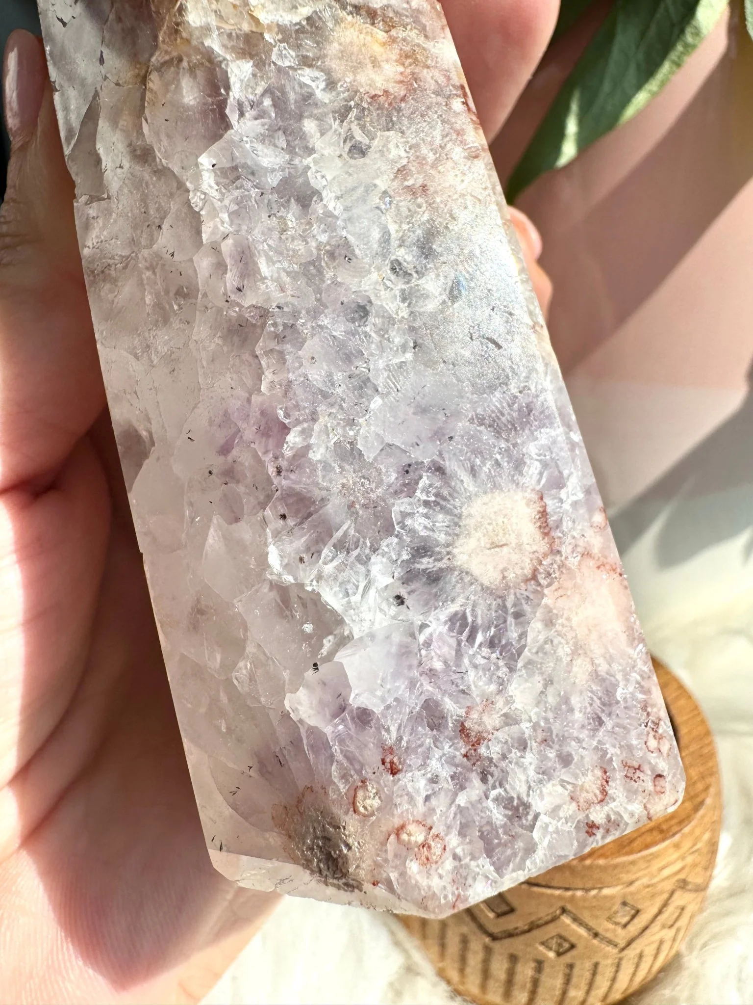 A+ Quality Pink Amethyst Tower  | 341g