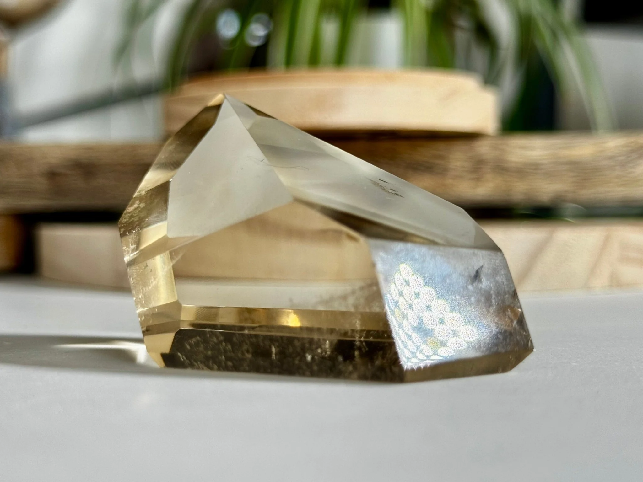 100% High Quality Natural Brazilian Champagne Citrine Free Form (Polished) | 110g