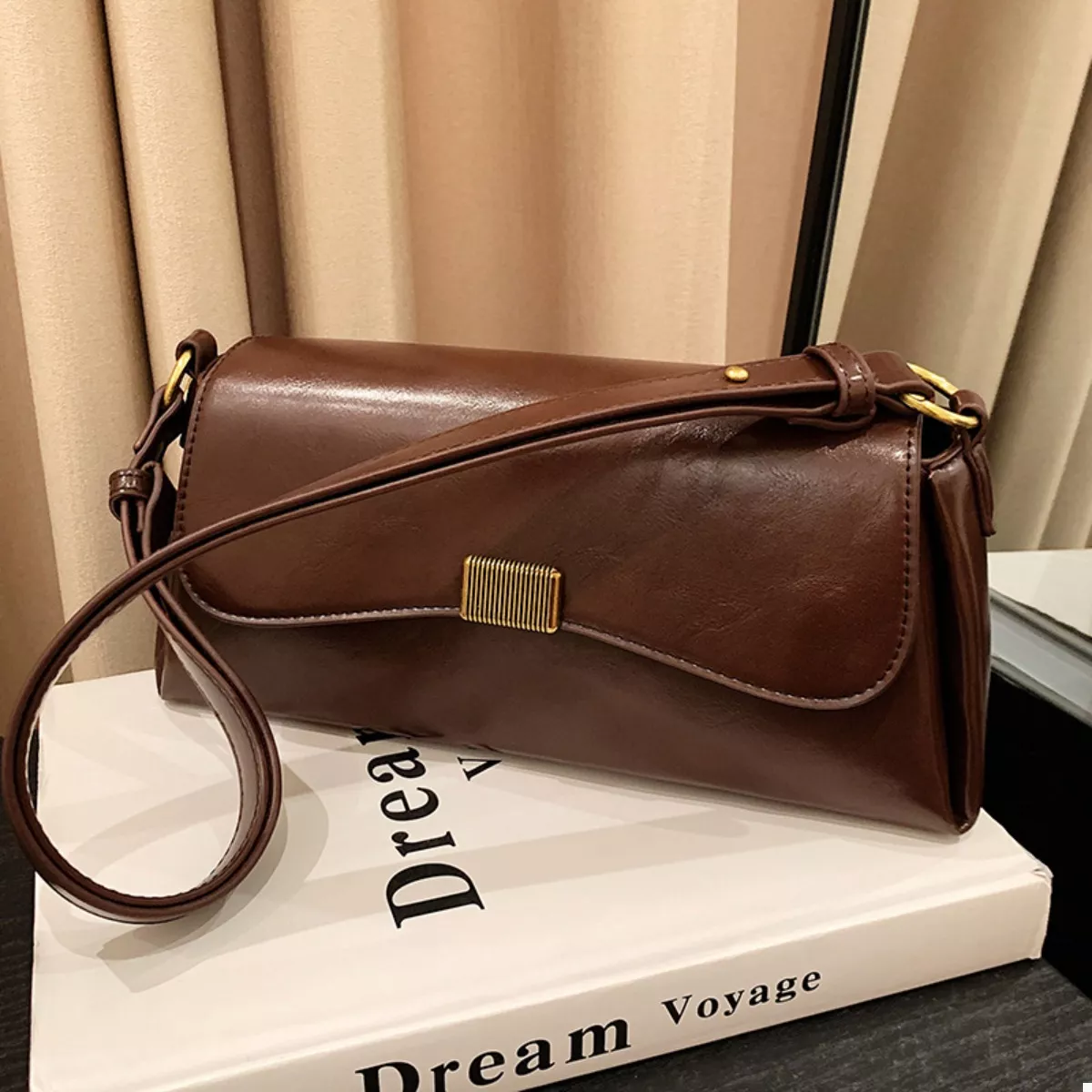 PU Leather Shoulder Bag