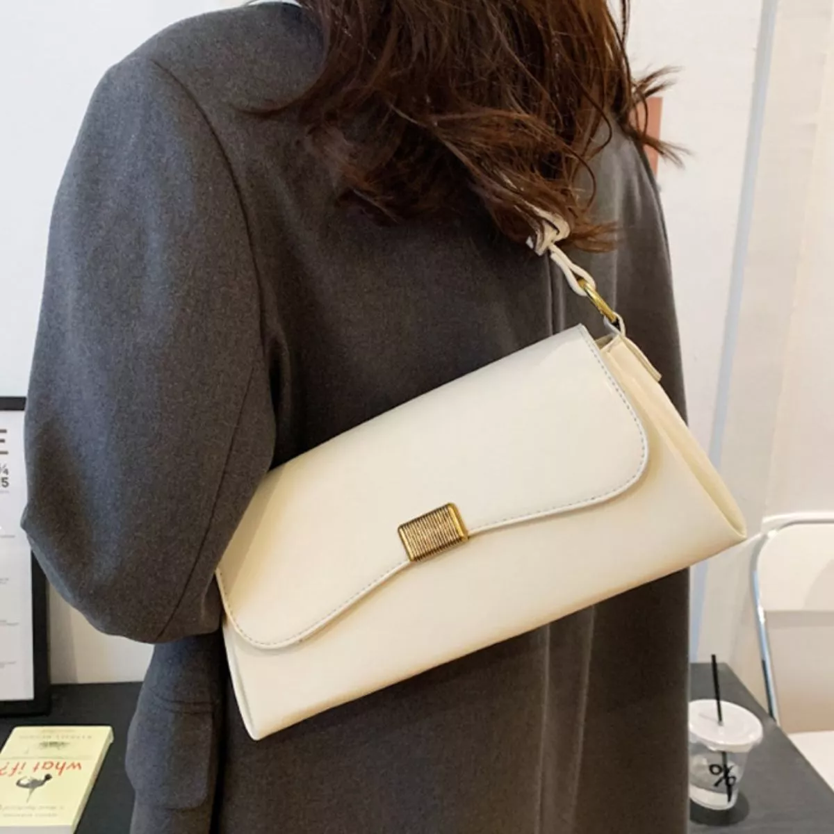 PU Leather Shoulder Bag