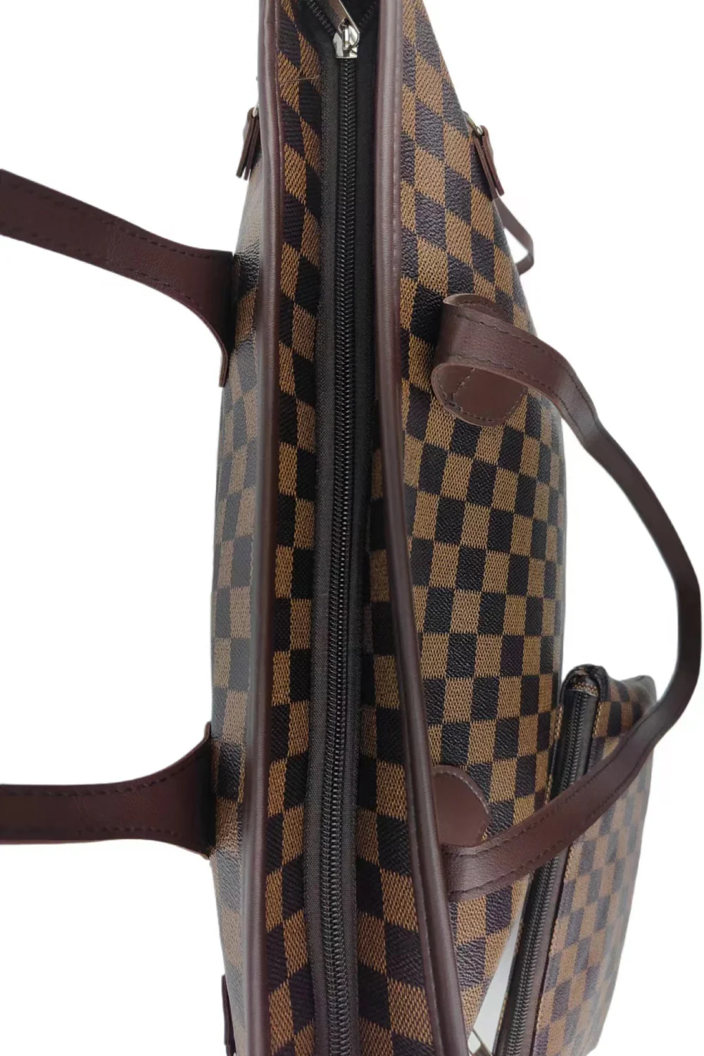 2-Piece Checkered Bag Set �C Tote & Crossbody Combo | Everyday Style Meets Function