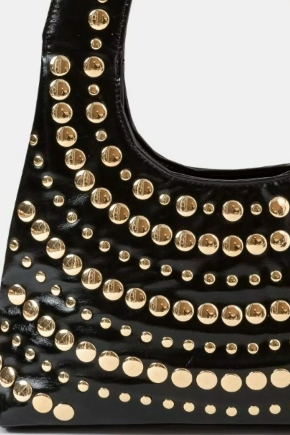 Fame Multi Rivet Shoulder Bag