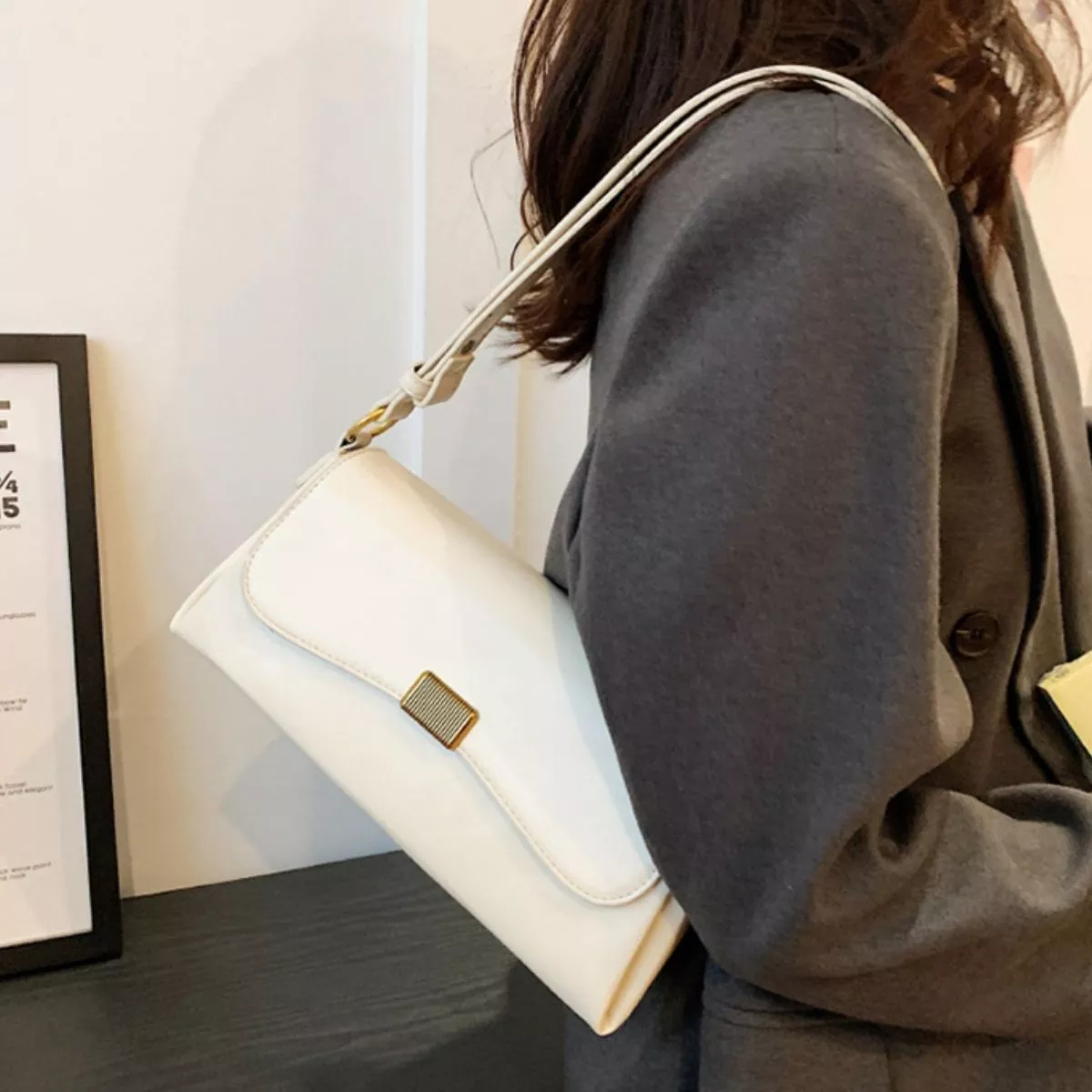 PU Leather Shoulder Bag