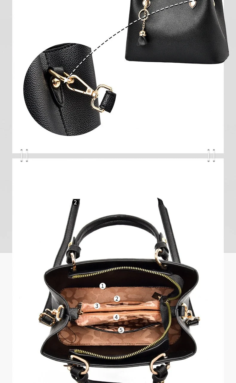 Large Capacity Shoulder Bag with Adjustable Crossbody Strap �C Everyday Utility Meets Effortless Style