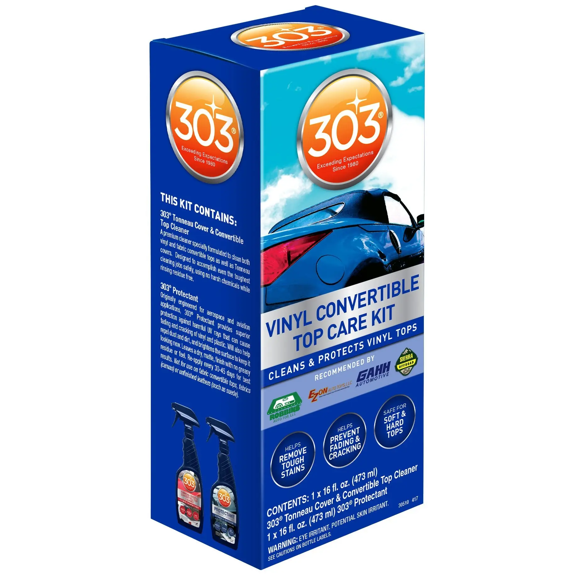 303 Vinyl Convertible Top Care Kit