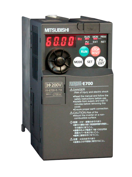 Variador de frecuencia, 240V 11KW 15HP Mitsubishi FR-E720-470SC-NA