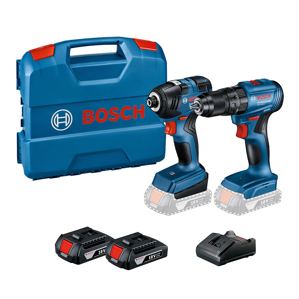 Combo Bosch Rotomartillo GSB 185-LI + Llave impacto GDR 18V-200 2B+M