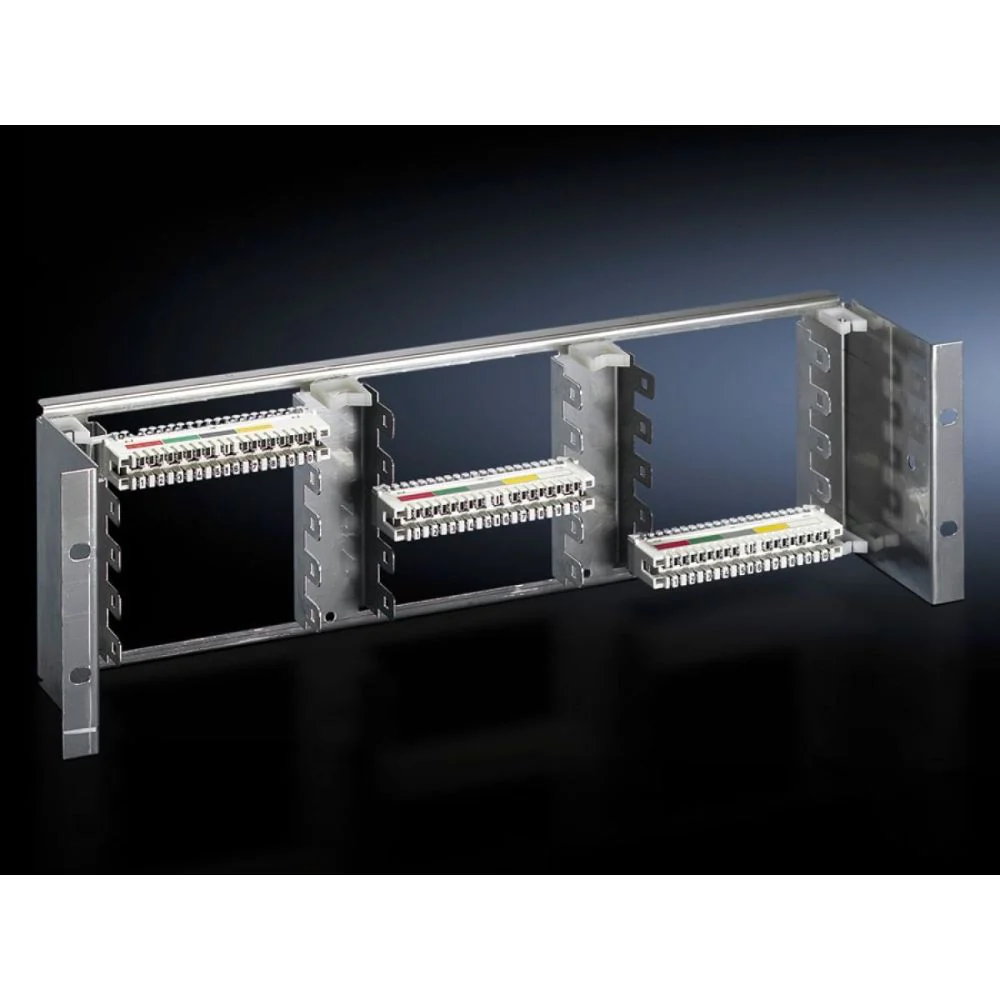 Unidad soporte de 3 UA para regletas LSA-Plus, m��x. 150 pares Rittal 7050.100