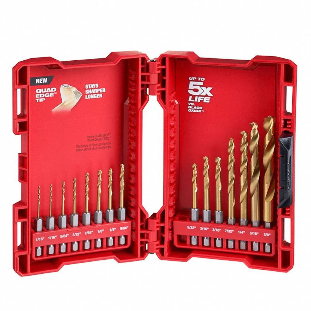 Brocas de Titanio Shockwave Milwaukee 48-89-4630