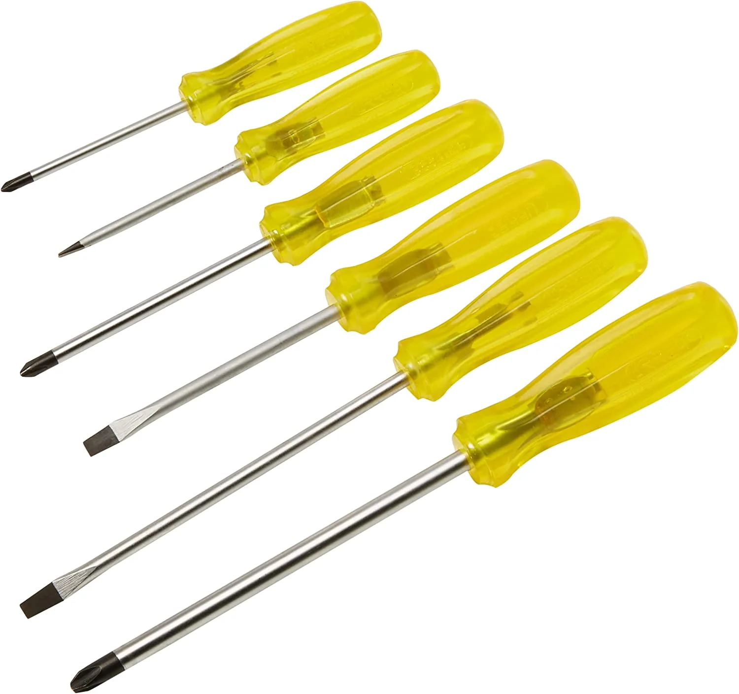 Juego de 6 destornilladores ambar combinado Urrea 9600G