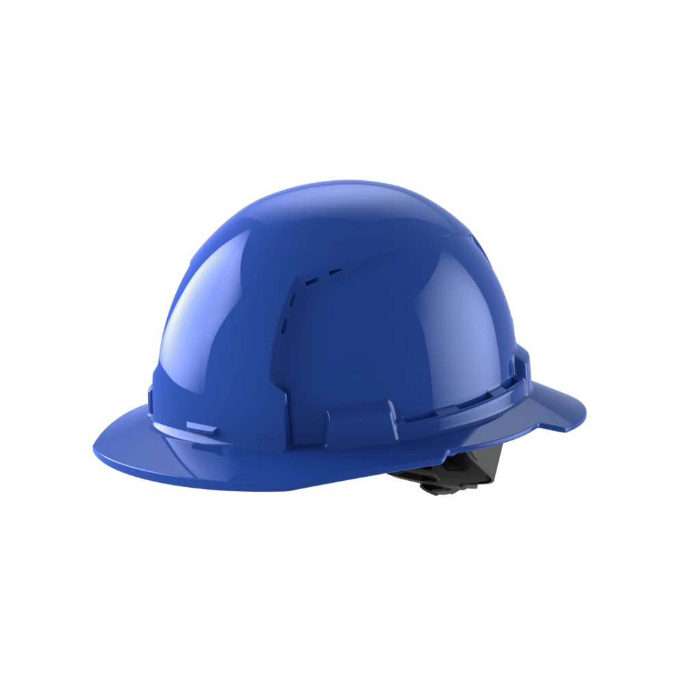 Casco De Ala Completa Clase-c Ventilado Milwaukee 48-73-1205 Color Azul