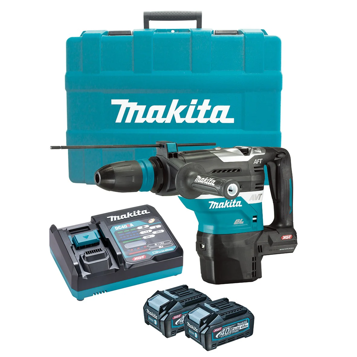 Rotomartillo Inal��mbrico  SDS 40V MAX 8.0J Makita HR005GM201