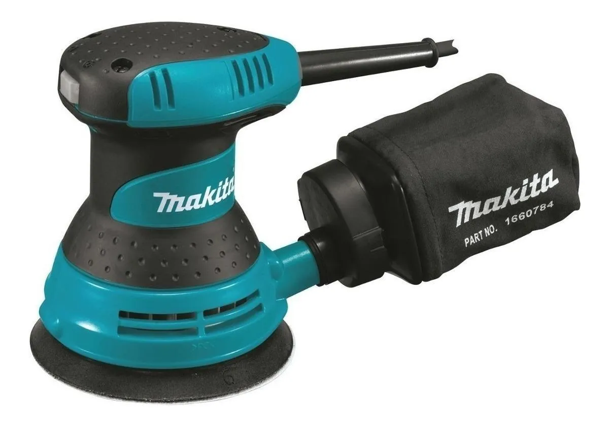 Lijadora Roto Orbital con sistema velcro azul 300W 110V Makita BO5030