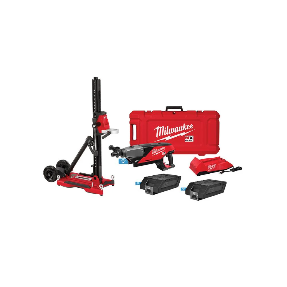 Kit de perforaci��n de n��cleos port��til FUEL con soporte Milwaukee MXF301-2CXS