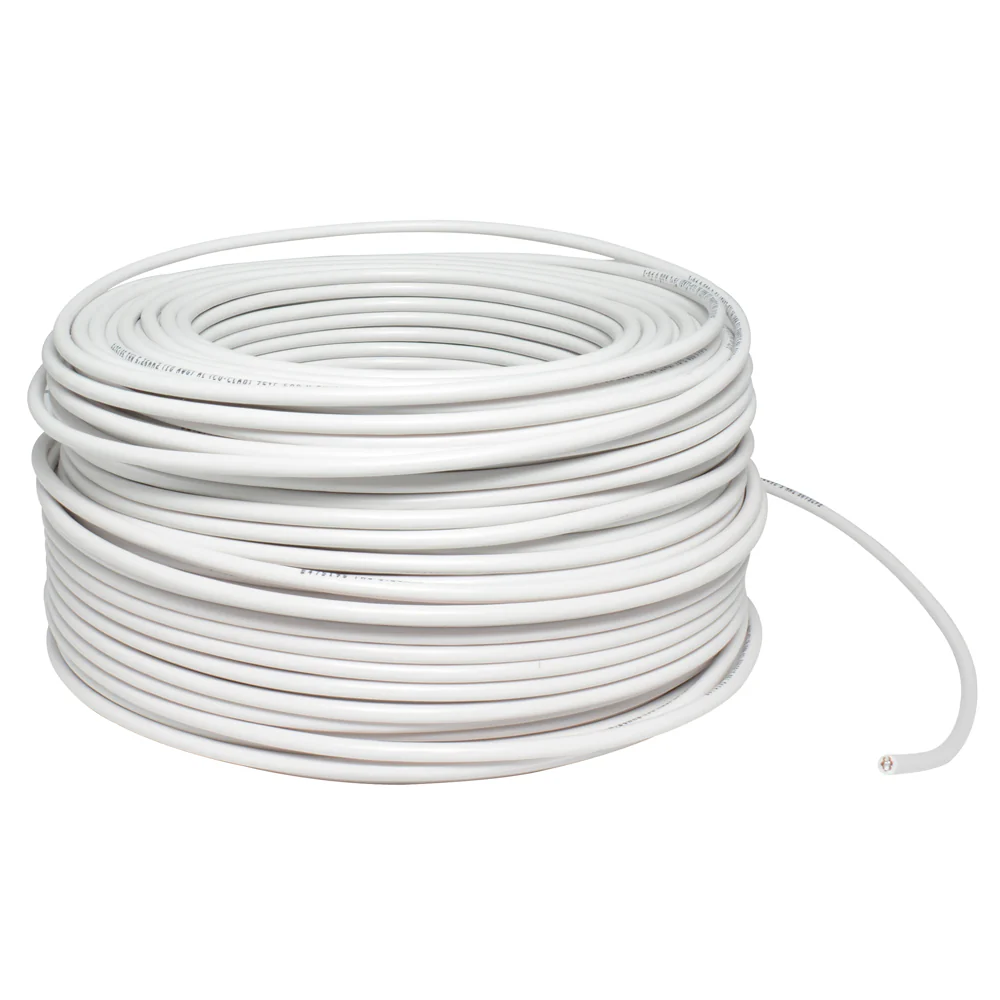 Cable electrico UL cal 10 100 m , color blanco Surtek
