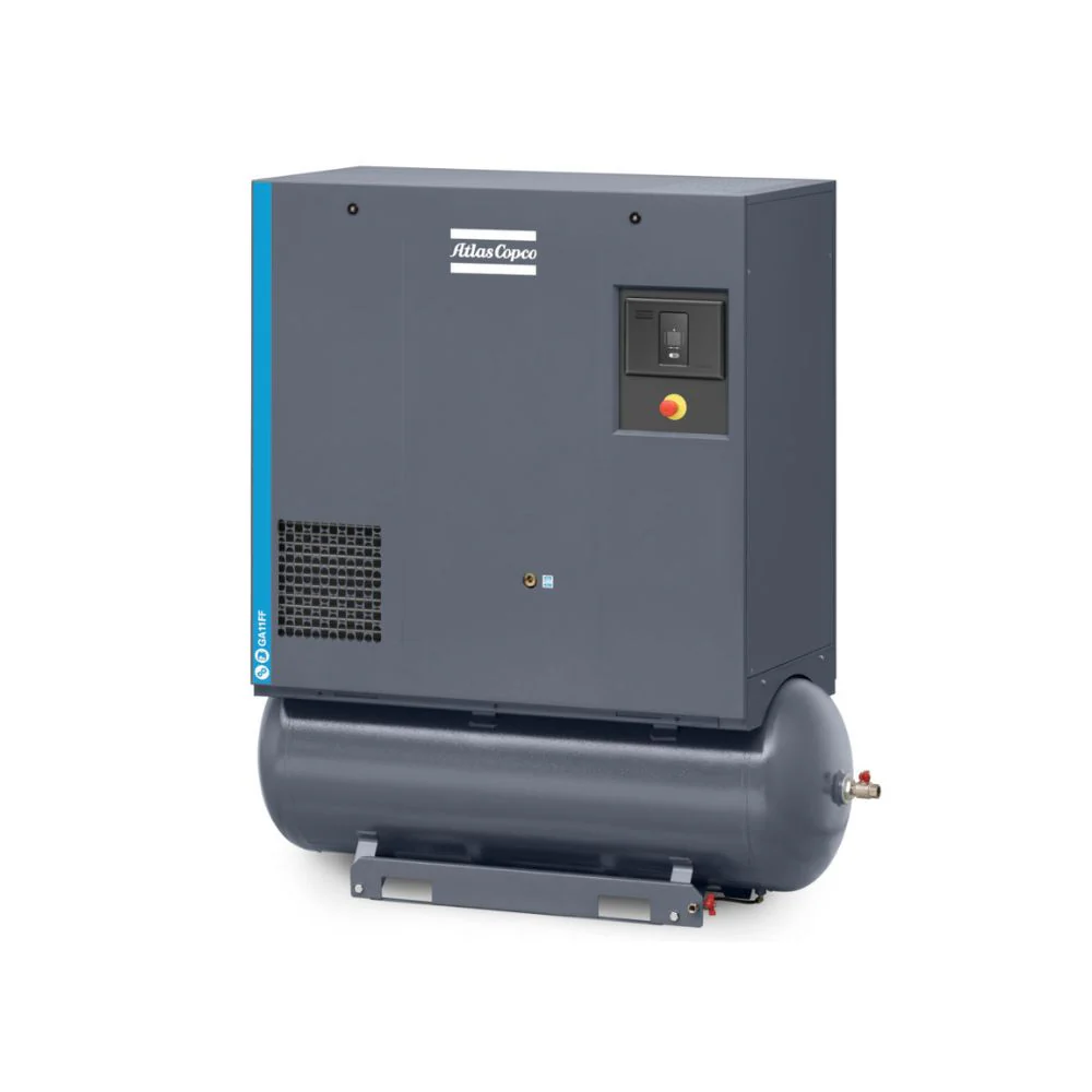 Compresor de aire de tornillo rotativo montado en tanque Atlas Copco 8153003812