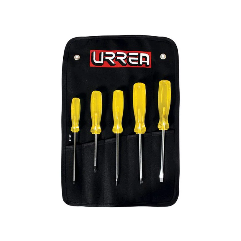 Destornilladores ��mbar combinado 5pzs Urrea JBUD01